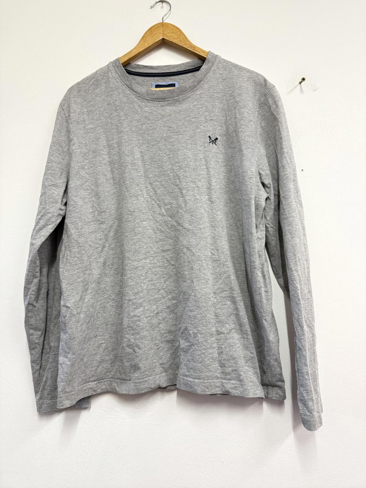Other Crew Clothing Company Grey Long Sleeve T-Shirt Size L Size US L / EU 52-54 / 3 - 1 Thumbnail