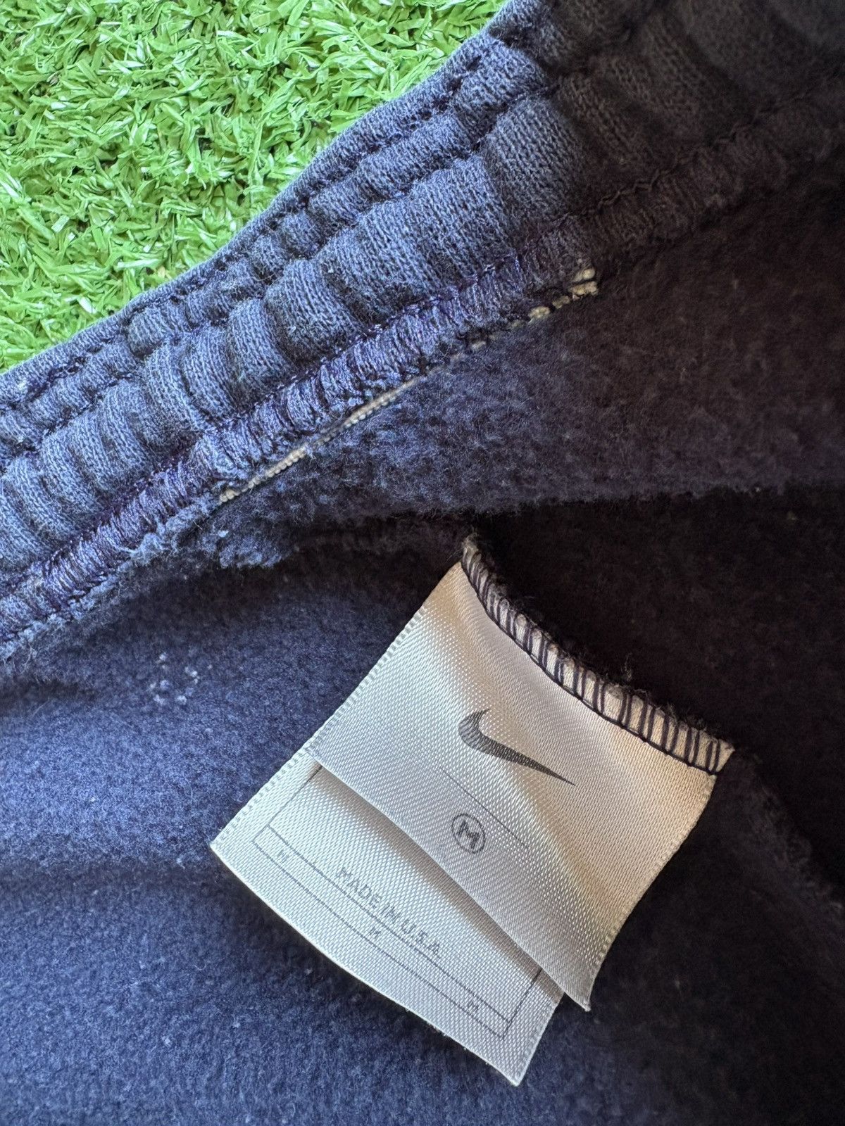 Nike × Vintage Vintage 1990s Nike Made in USA Navy Sweatpants Size US 33 - 4 Thumbnail