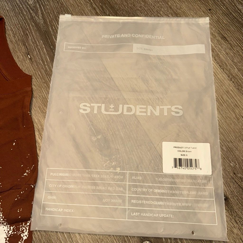Students STUDENTS 3-Putt T Shirt Size Small Size US S / EU 44-46 / 1 - 4 Thumbnail