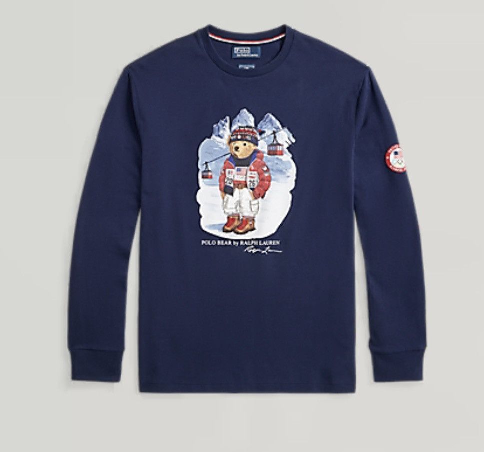 Polo Ralph Lauren Polo Ralph Lauren Team USA Polo Bear T-Shirt Navy size M Size US M / EU 48-50 / 2 - 5 Thumbnail
