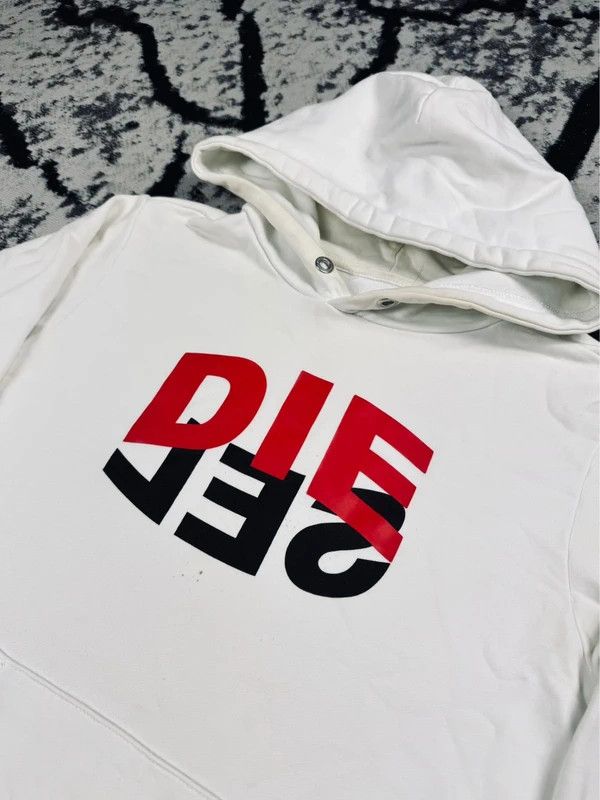 Diesel Diesel hoodie white logo S Size US S / EU 44-46 / 1 - 4 Thumbnail
