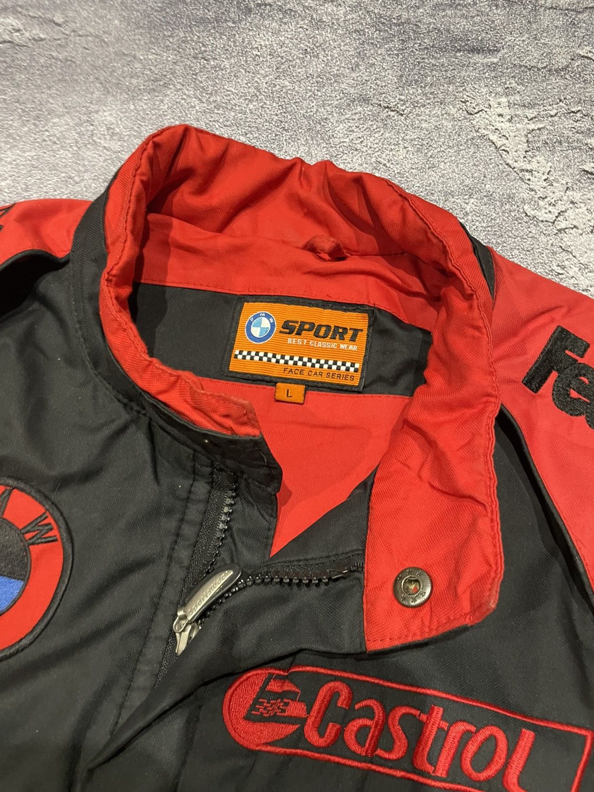 BMW × Vintage Vintage 90s BMW F1 Michelin Logo Racing Jacket Y2K Rare Size US L / EU 52-54 / 3 - 8 Thumbnail