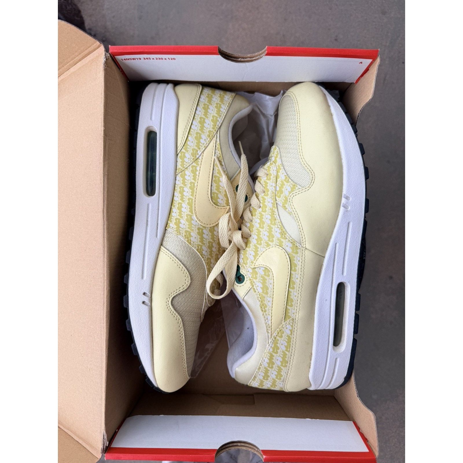 Nike Size 12 - Nike Air Max 1 2020 Lemonade Size US 12 / IT 42 - 10 Thumbnail