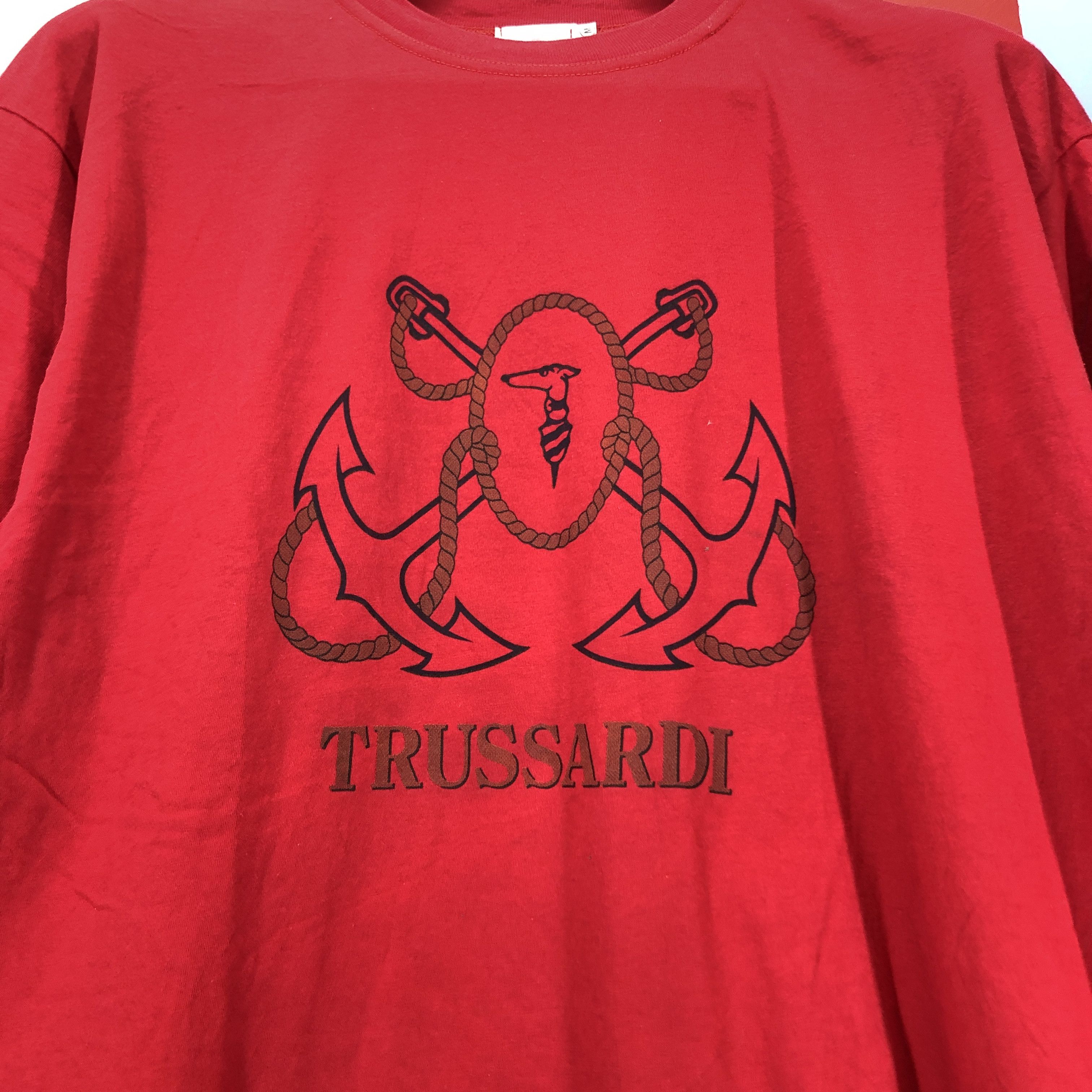 Trussardi TRUSSARDI Made In Italy Crew Neck T Shirt #1019/AJ Size US M / EU 48-50 / 2 - 3 Thumbnail