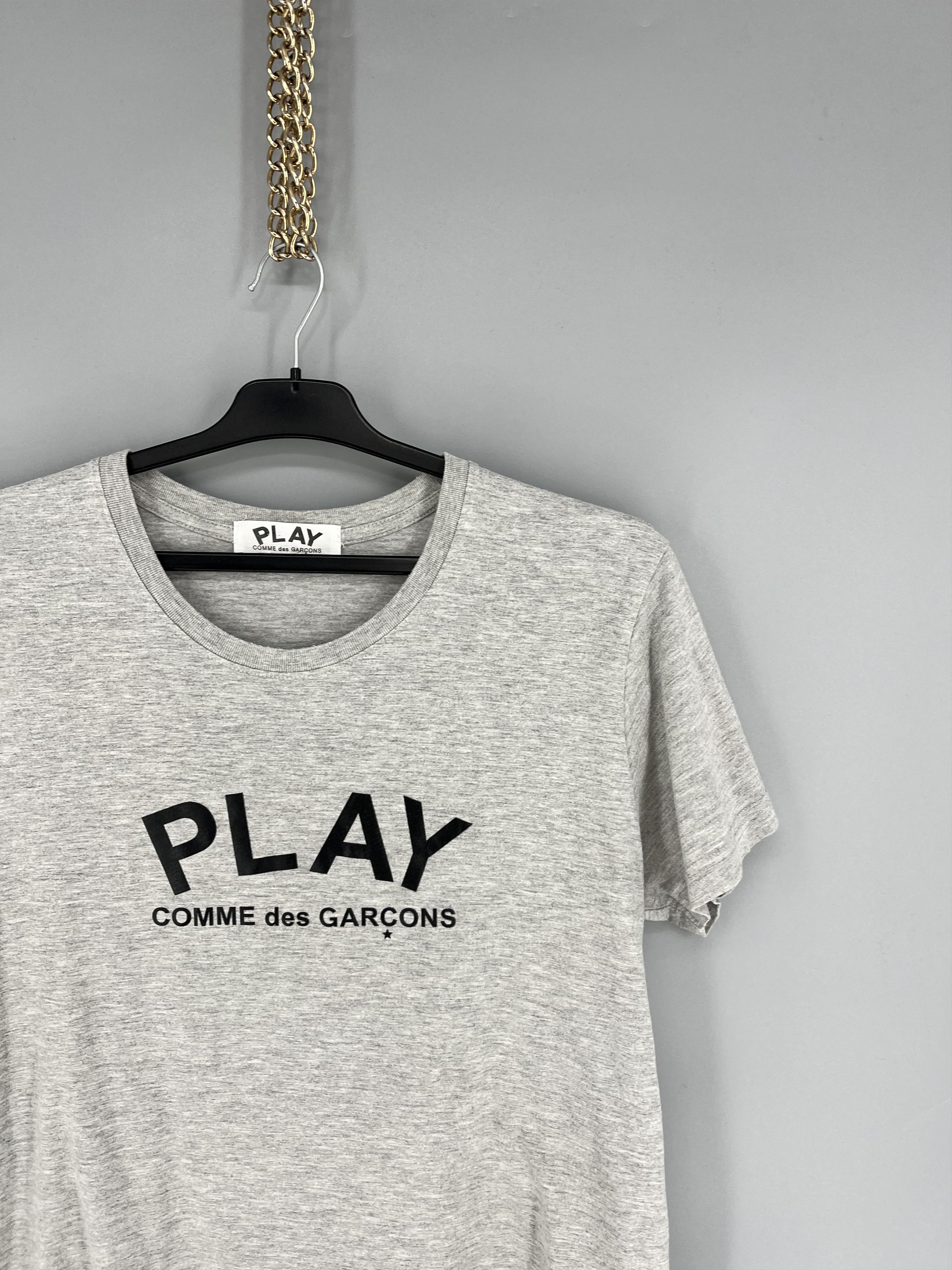 Comme des Garcons Vintage 90s Comme des Garcons Play Tee Big Logo Size US M / EU 48-50 / 2 - 5 Thumbnail