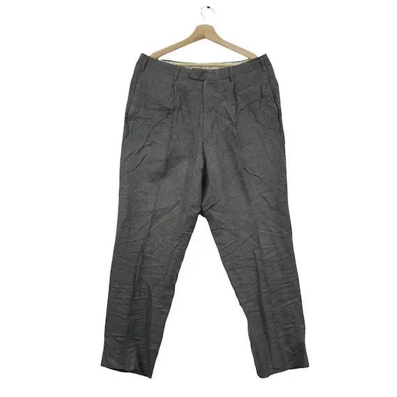 Burberry Vtg BURBERRY LONDON ENGLAND Grey Minimalist Casual Pant Size US 34 / EU 50 - 1 Thumbnail