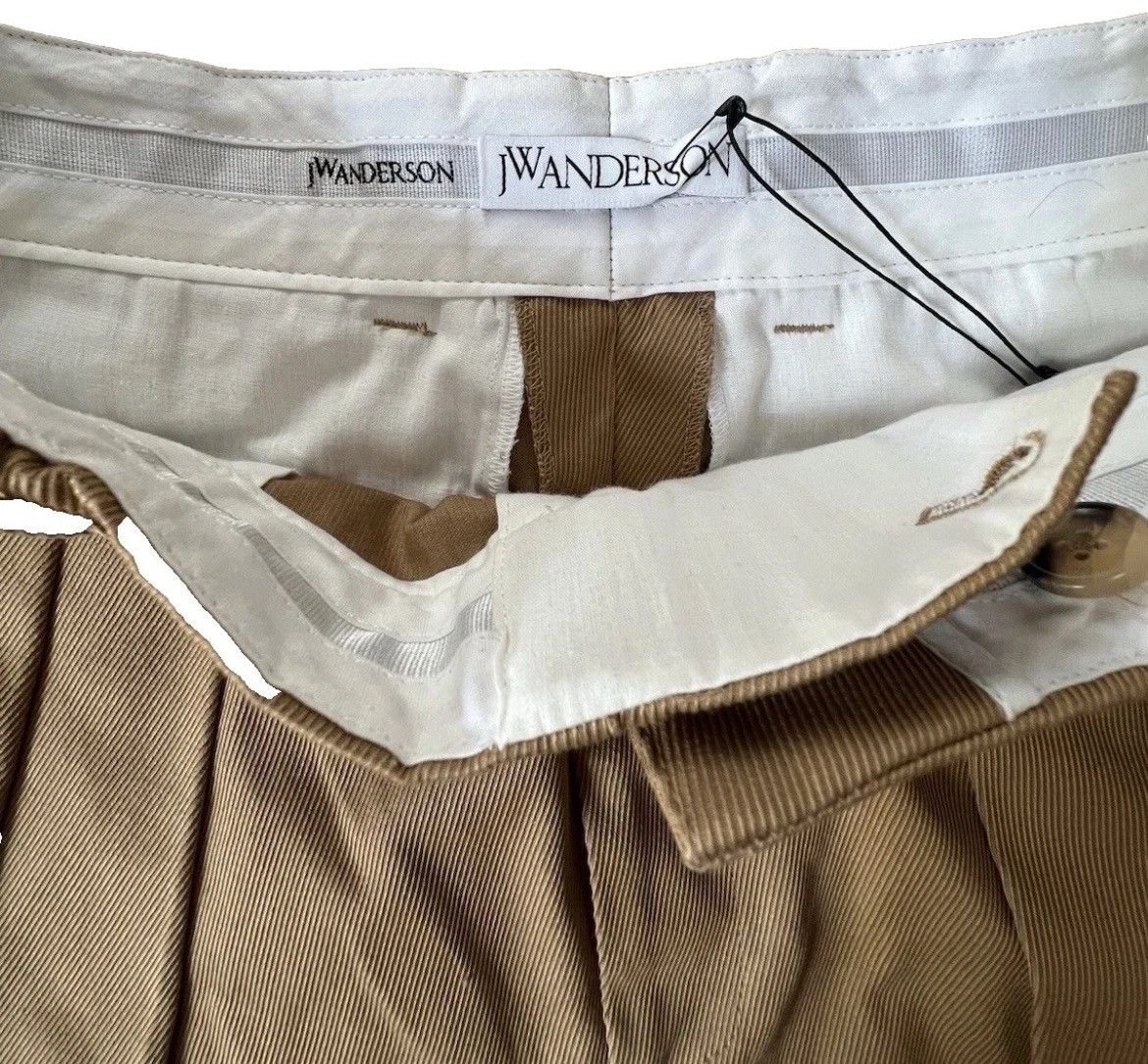 JW Anderson JW Anderson Calvary Twill Front Pleat Trousers Size US 40 / EU 56 - 3 Thumbnail