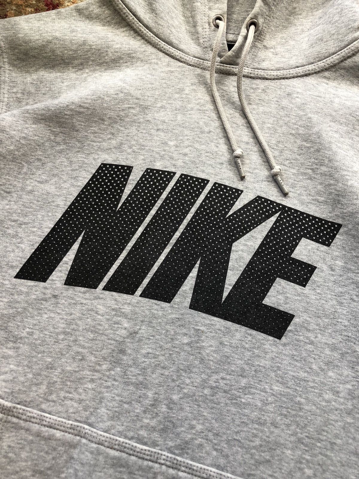 Nike × Vintage 90’s NIKE RETRO BIG CENTRAL LOGO Y2K HOODIE SWOOSH Size US M / EU 48-50 / 2 - 2 Thumbnail