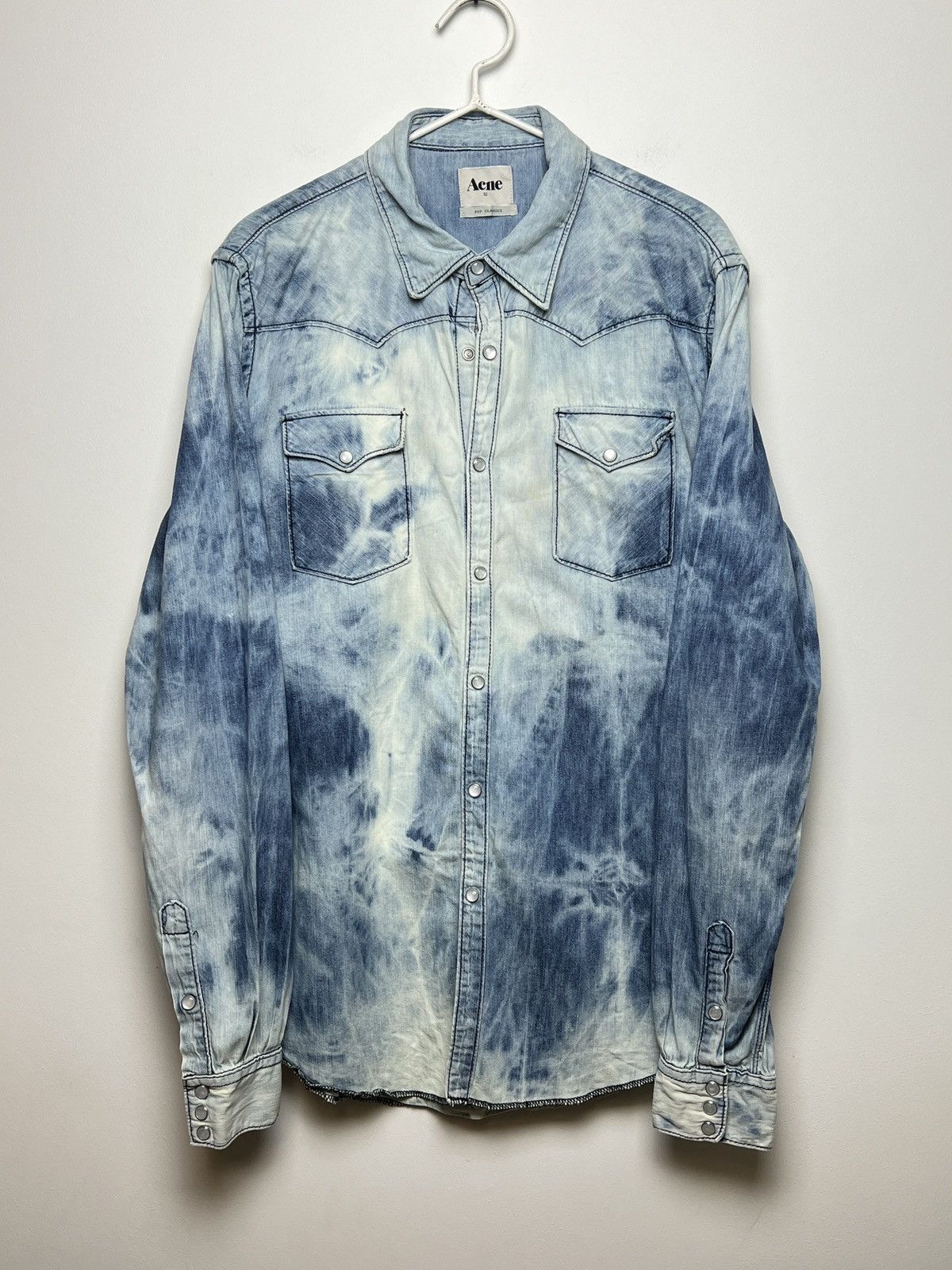 Acne Studios acne vintage bleached travis denim shirt m-l Size US L / EU 52-54 / 3 - 2 Thumbnail