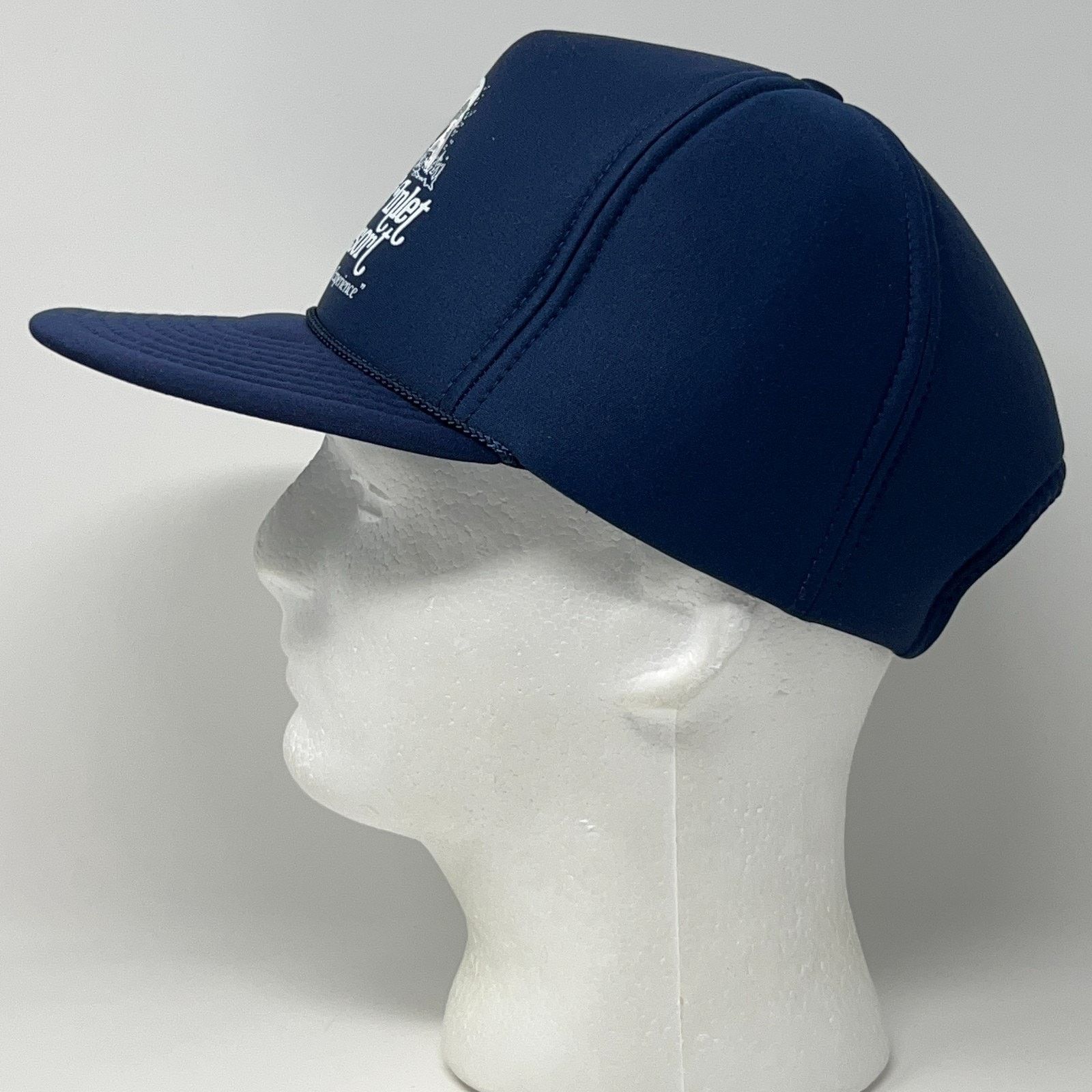 Vintage Vintage Rivers Inlet Resort Hat Baseball Cap Fishing Blue Size ONE SIZE - 6 Thumbnail