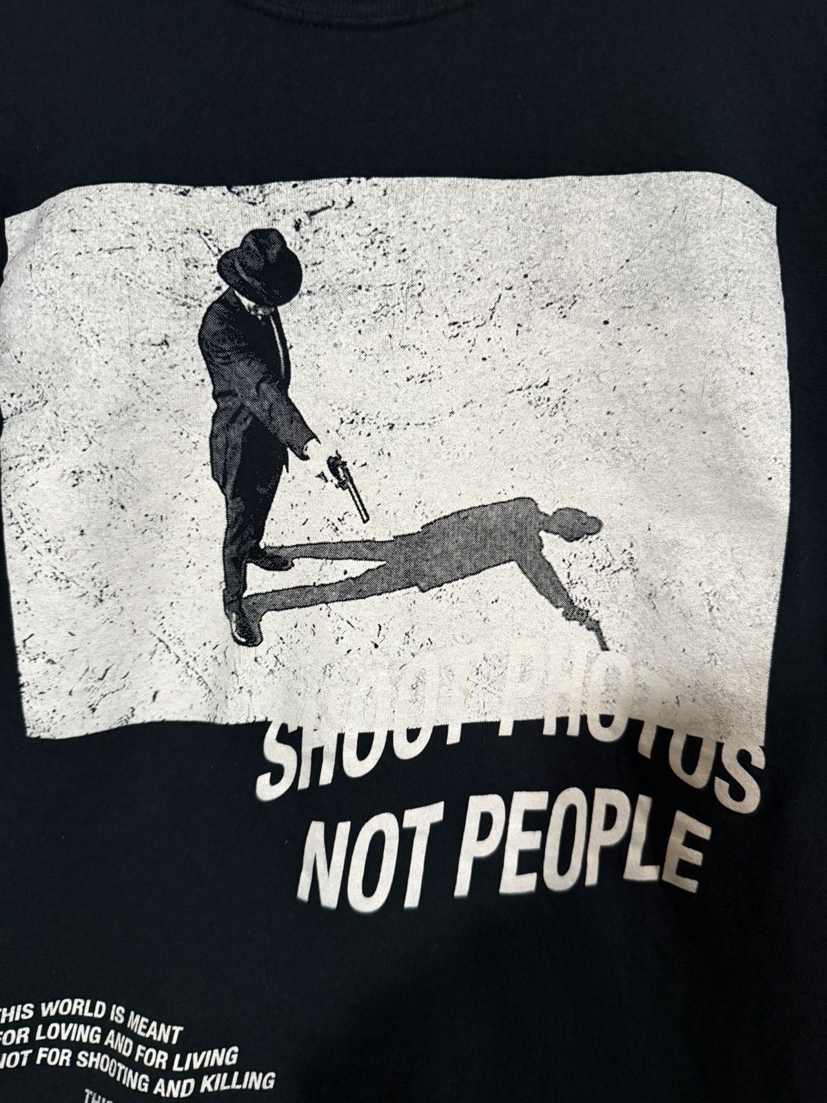 Other Ohkay black and white "Shoot Photos Not People" tee Size US M / EU 48-50 / 2 - 3 Thumbnail