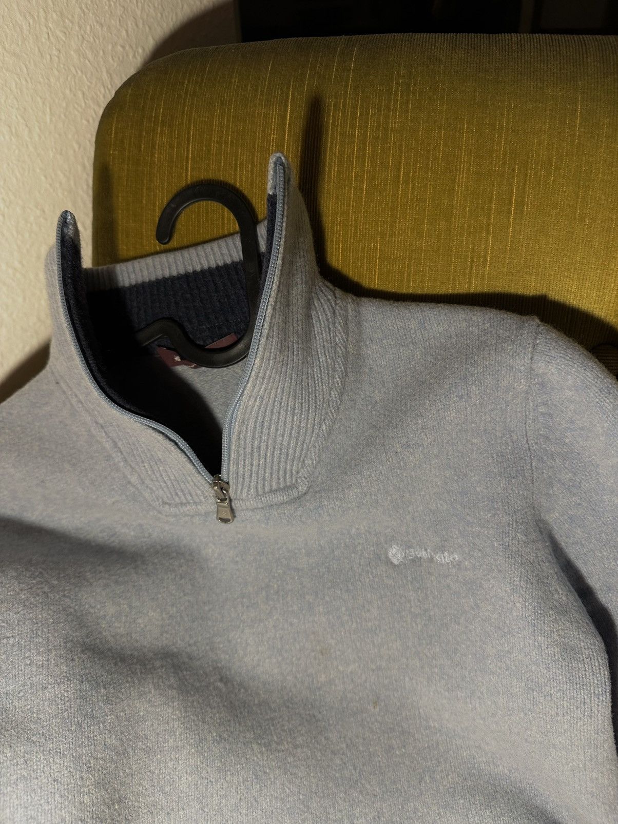 Burlington Elegant blue Half-Zip Knit Sweater Size XS / US 0-2 / IT 36-38 - 2 Thumbnail