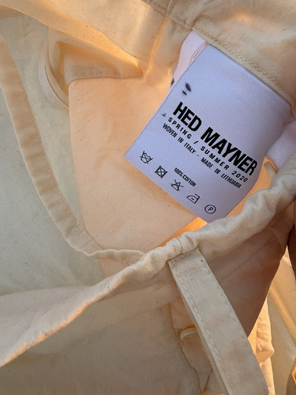 Hed Mayner Hed Mayner SS20 cotton trousers Size US 30 / EU 46 - 1 Thumbnail