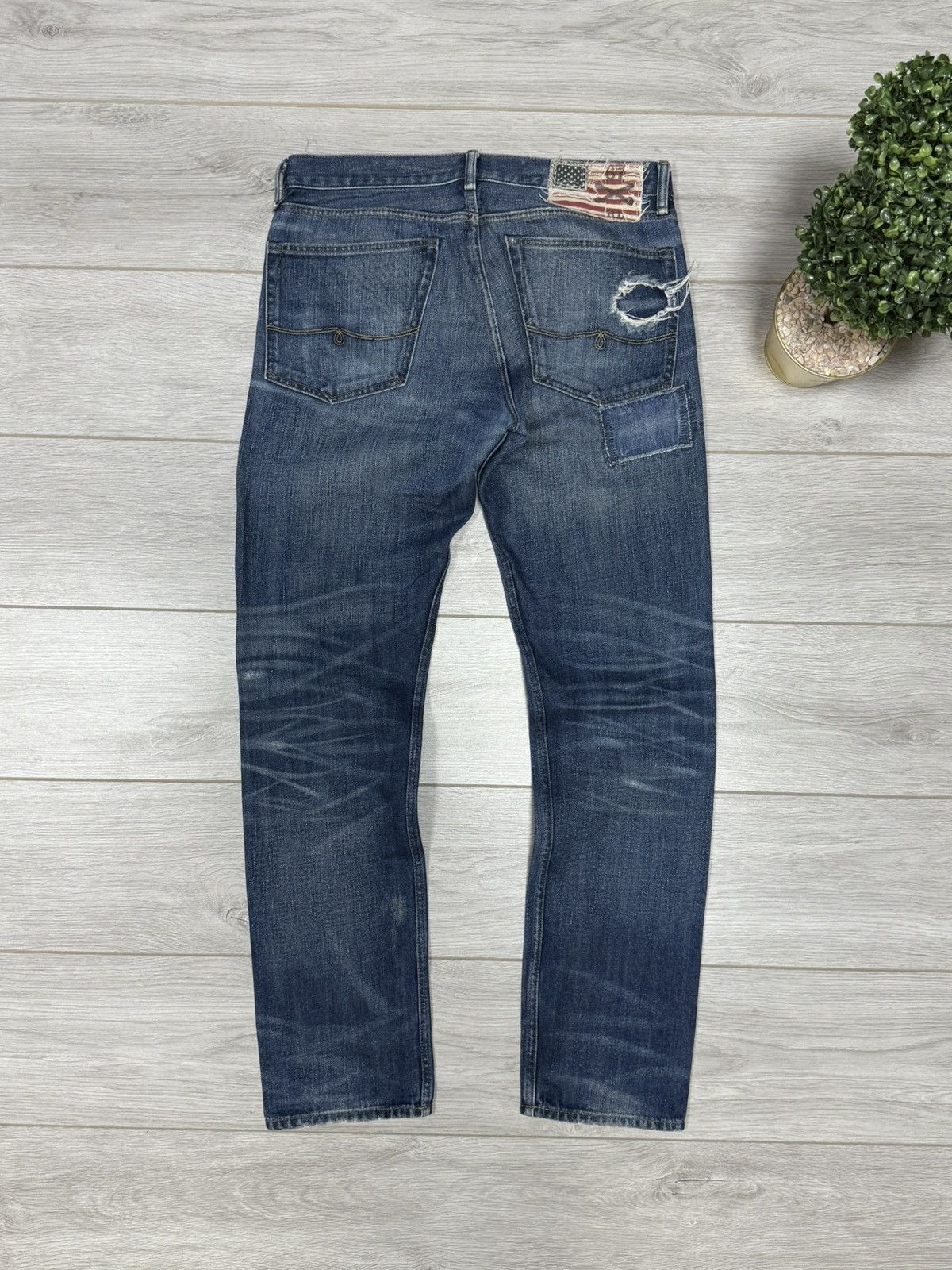 Polo Ralph Lauren Ralph Lauren Denim & Supply USA 🇺🇸 flag vintage jeans Size US 34 / EU 50 - 1 Thumbnail