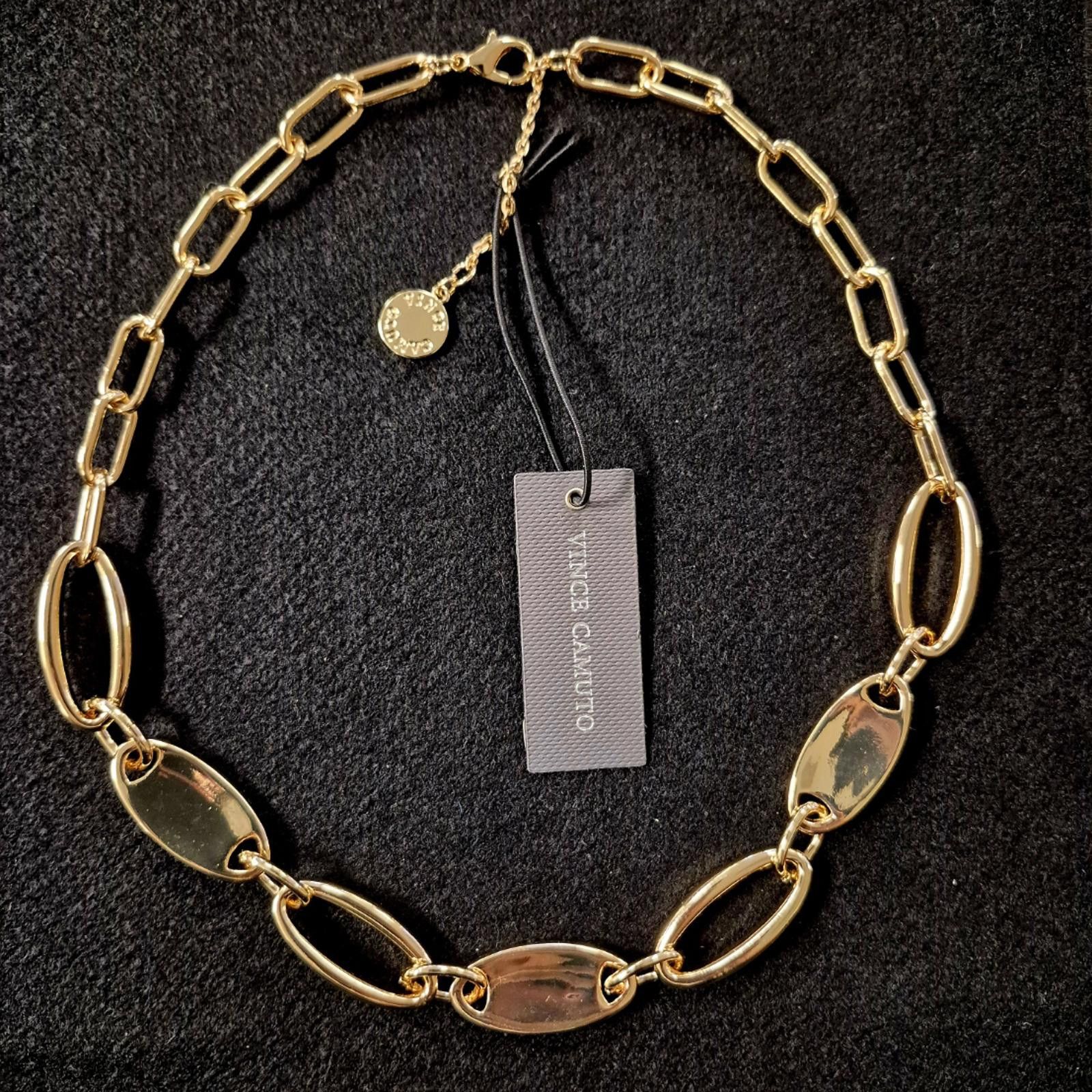 Vince Camuto Vince Camuto Goldtone Rounded Link Chain Necklace for Women Size ONE SIZE - 3 Thumbnail