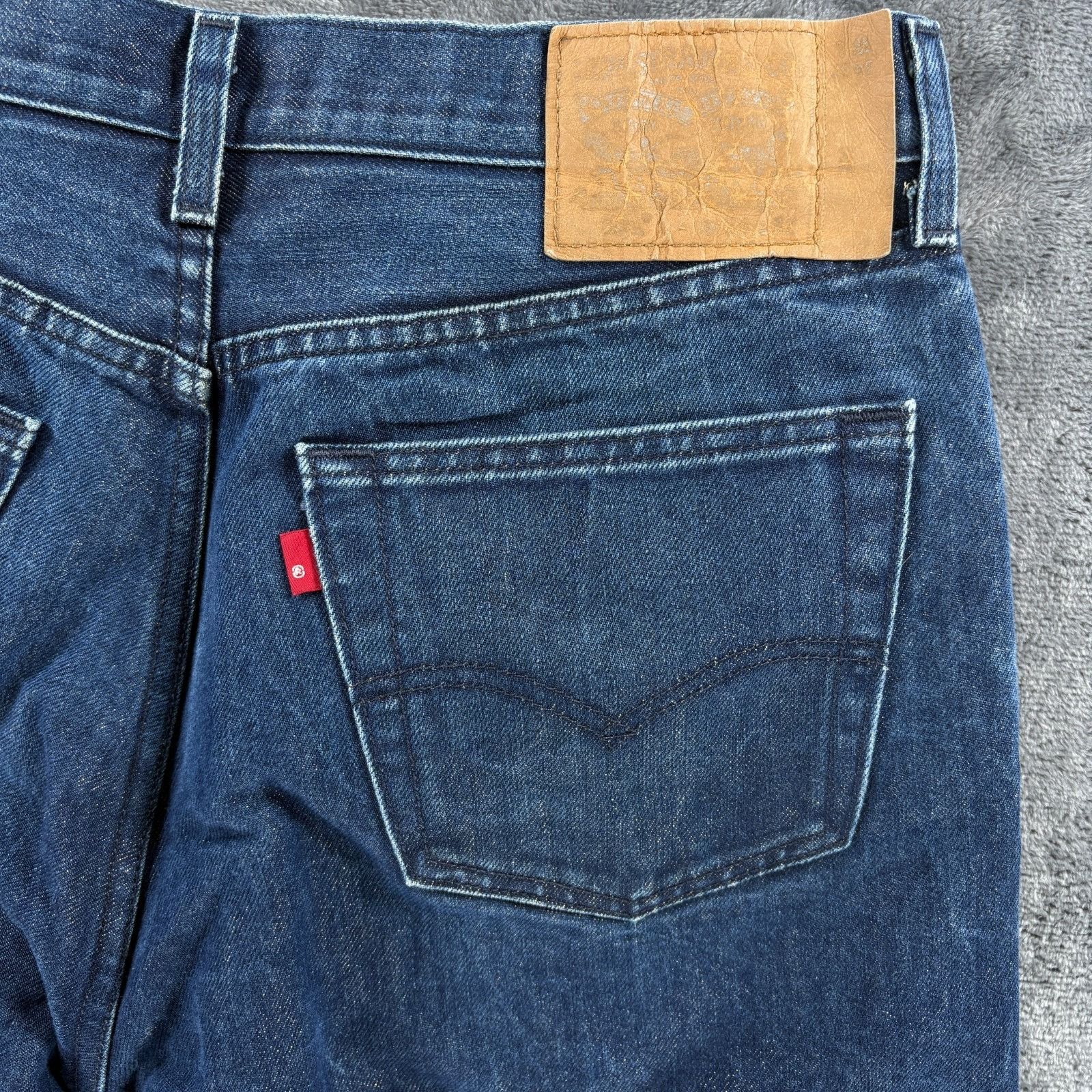 Levi's Levi’s 501 Men Jeans 34X30 Button Fly Vintage Blue Denim Str Size US 34 / EU 50 - 17 Thumbnail