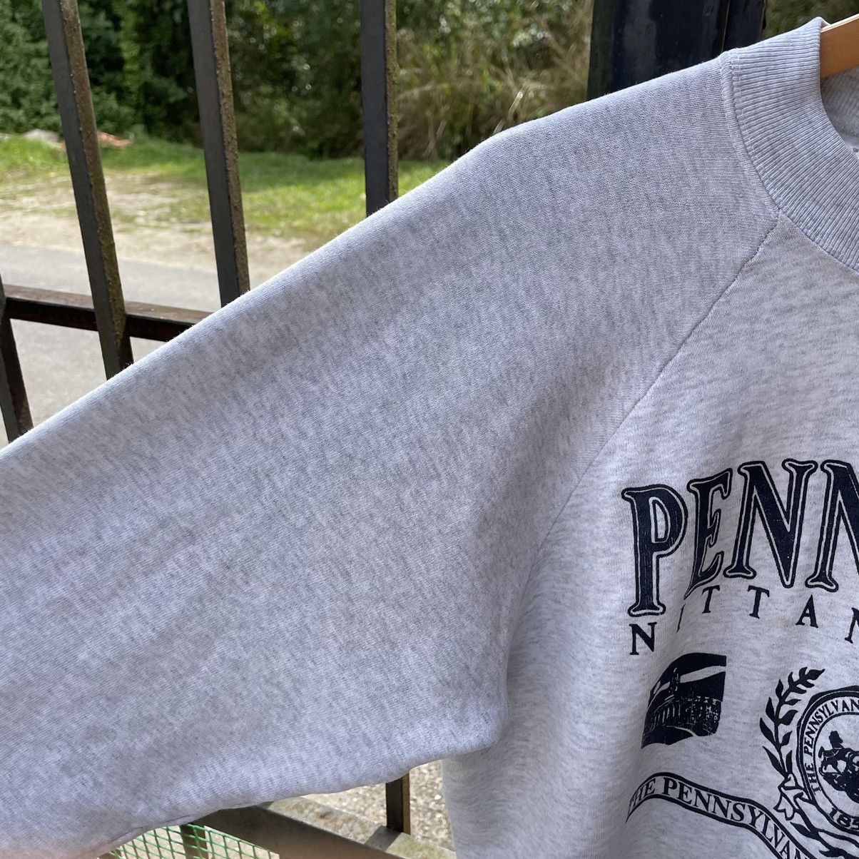 Fruit Of The Loom × Vintage 🔥Vintage Penn State University Big Logo Sweatshirts Size US M / EU 48-50 / 2 - 12 Thumbnail