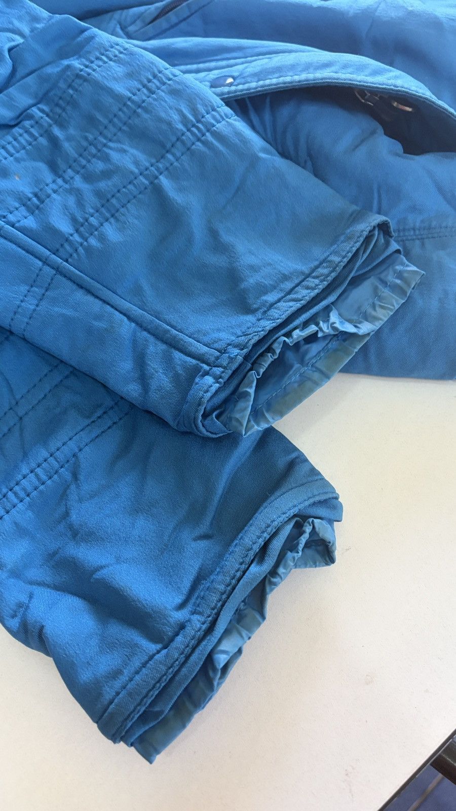 Moncler Moncler vintage ski wear Blue Jacket with Zip & Buttons Size L / US 10 / IT 46 - 9 Thumbnail