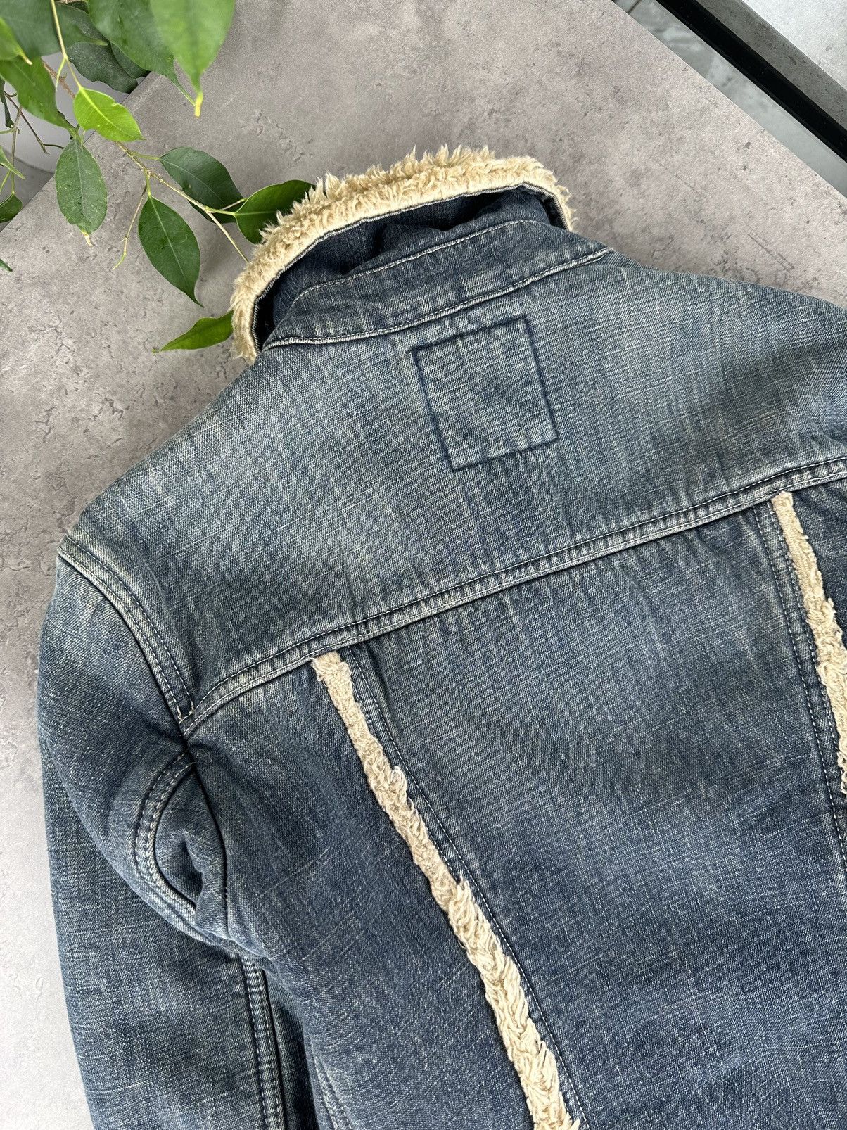 Miss Sixty Miss Sixty Sherpa Denim Jacket Size S / US 4 / IT 40 - 10 Thumbnail