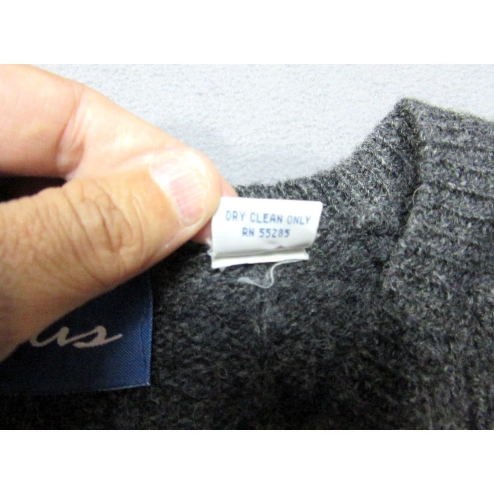 Express Express Sweater Womens XS Gray 100% Wool Cable Knit Bleus Pullover Crewneck Y2K Size XS / US 0-2 / IT 36-38 - 4 Thumbnail