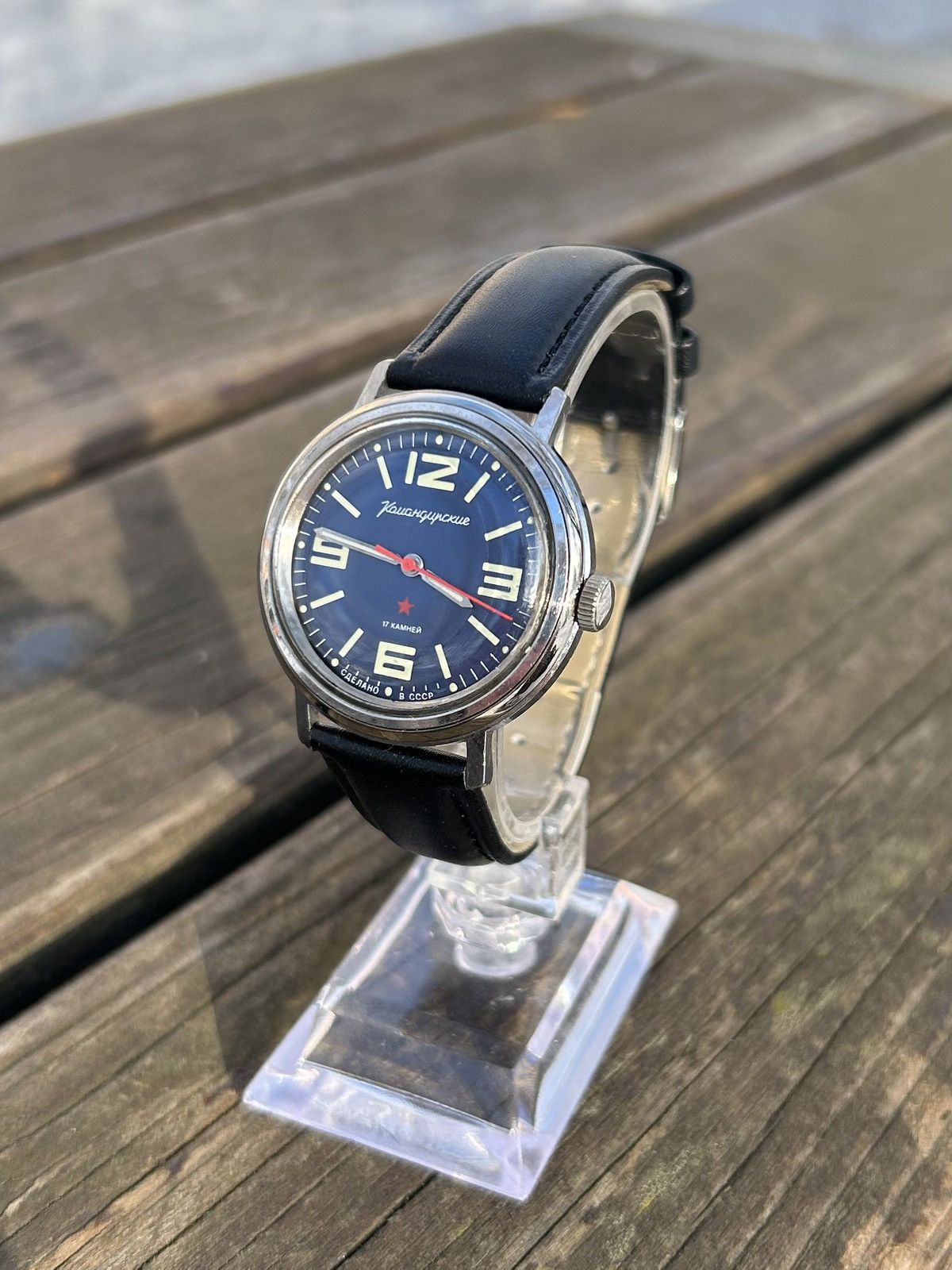 Vintage Vintage Watch Soviet USSR Mechanical Wostok Hand Winding Size ONE SIZE - 4 Thumbnail