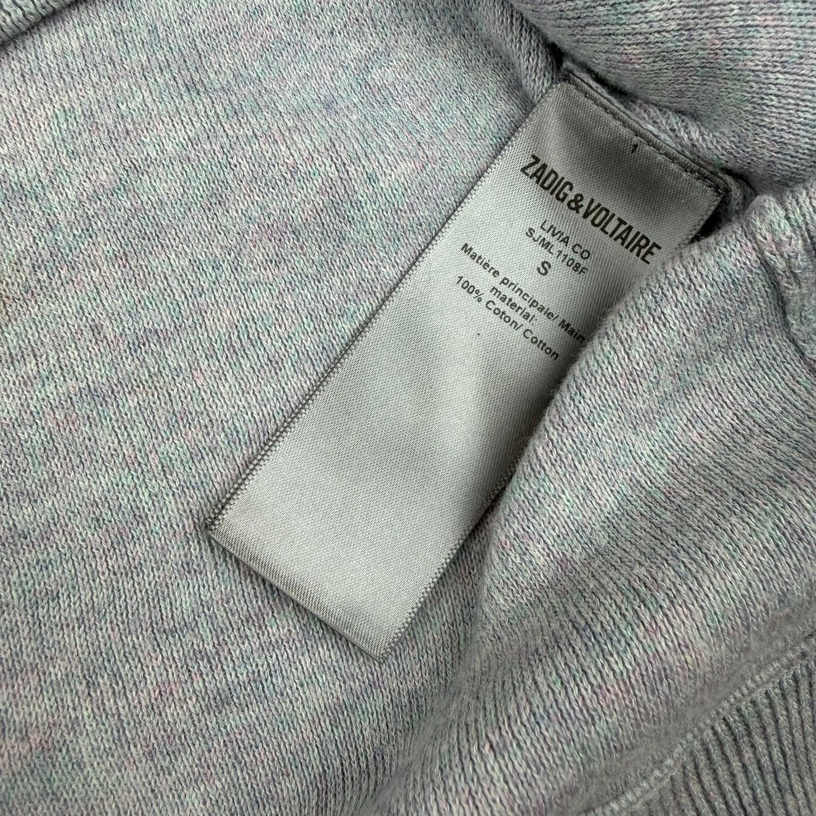 Zadig & Voltaire Zadig & Voltaire Gray Sweatshirt Size Small Size S / US 4 / IT 40 - 5 Thumbnail