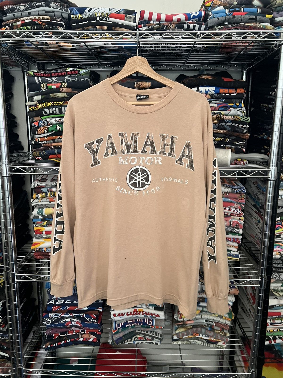 90s Yamaha Motor Bike Japanese Brand Promo Tee Racing