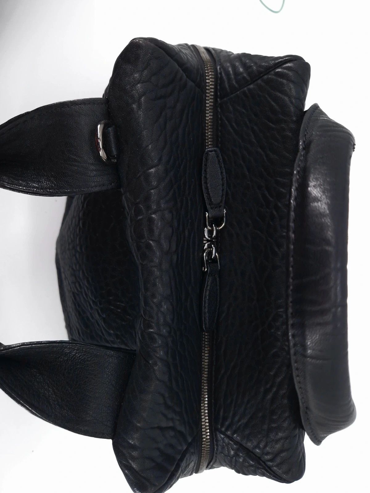 MCM MCM Keana Spike Studded Black Leather Satche Size ONE SIZE - 6 Thumbnail