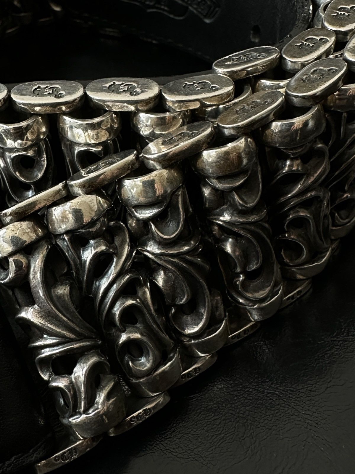 Chrome Hearts Chrome Hearts Roller Belt Size 36 - 5 Thumbnail