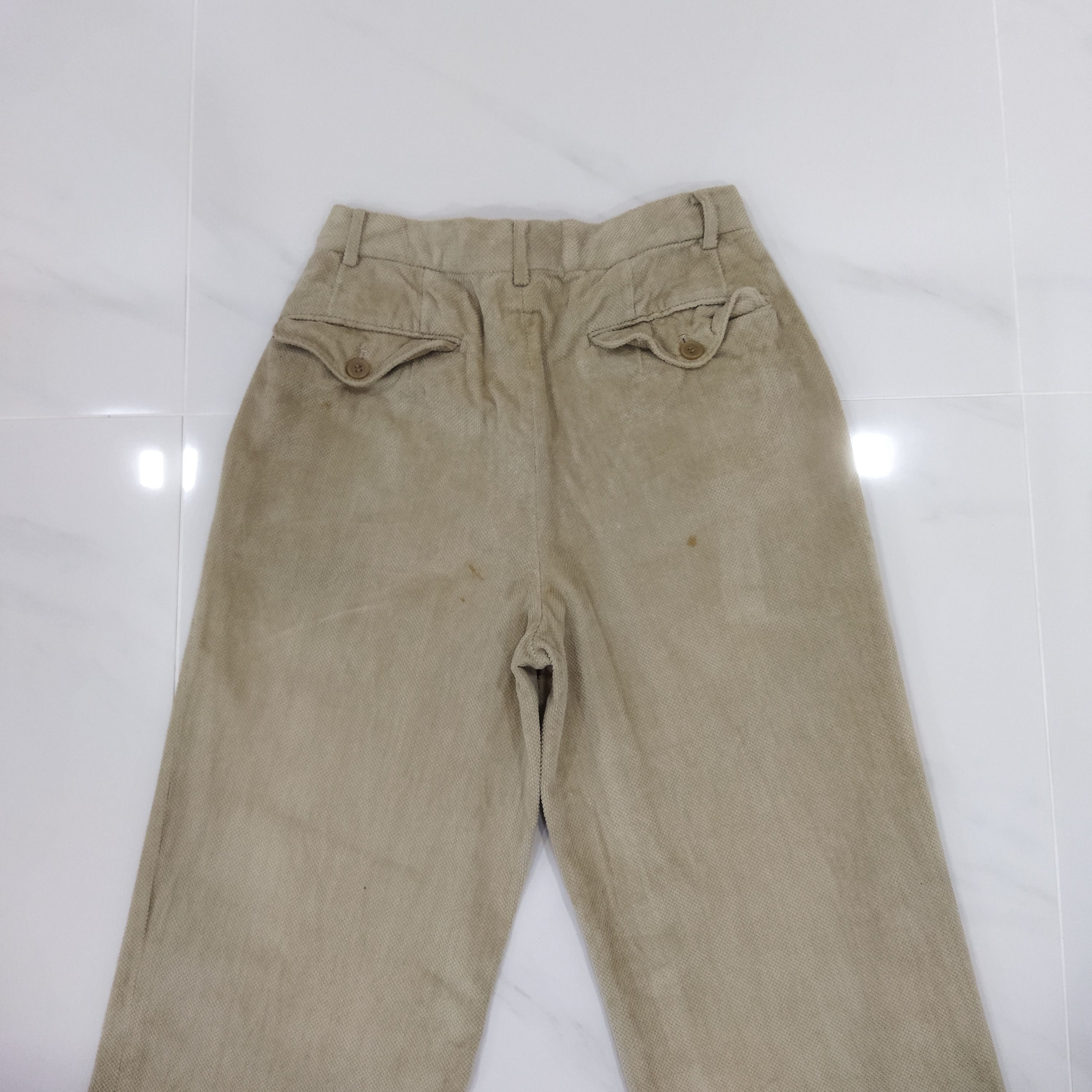 Japanese Brand ST.MARTIN DE JAZZ FADED WHITE YELLOW FLARED PANTS Size US 34 / EU 50 - 7 Thumbnail