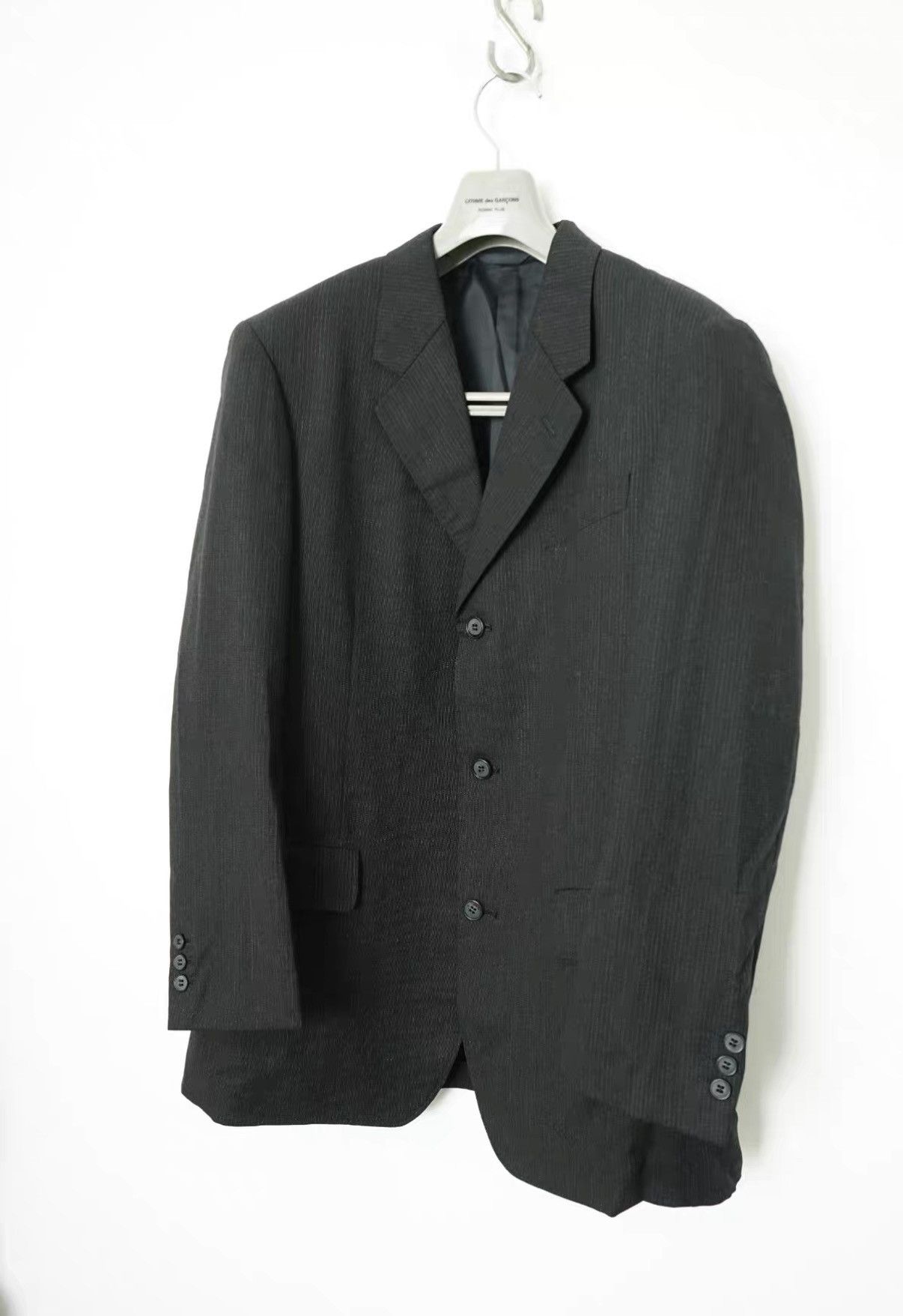 Yohji Yamamoto Yohji Yamamoto AAR Striped Blazer Size US M / EU 48-50 / 2 - 2 Thumbnail