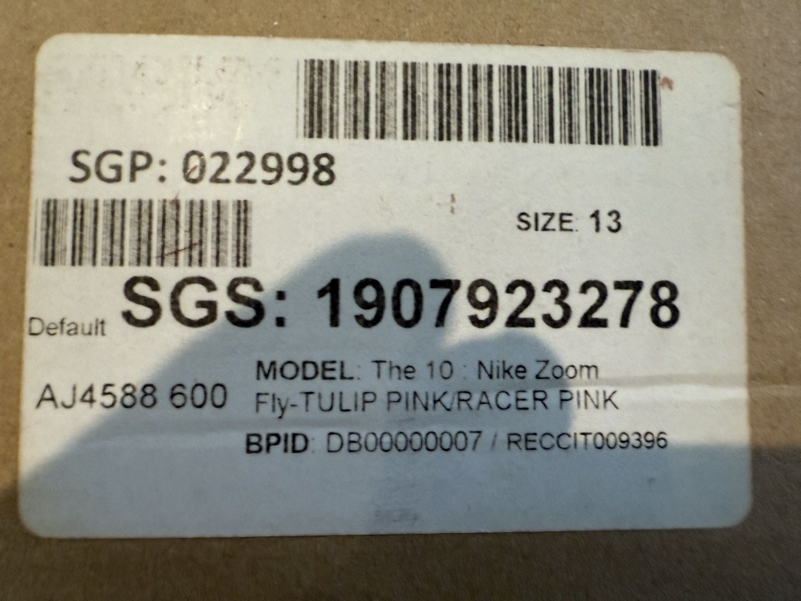 Nike × Off-White Men’s Nike Zoom Fly Tulip Pink Sz 13 Off-White Size US 13 / EU 46 - 4 Thumbnail