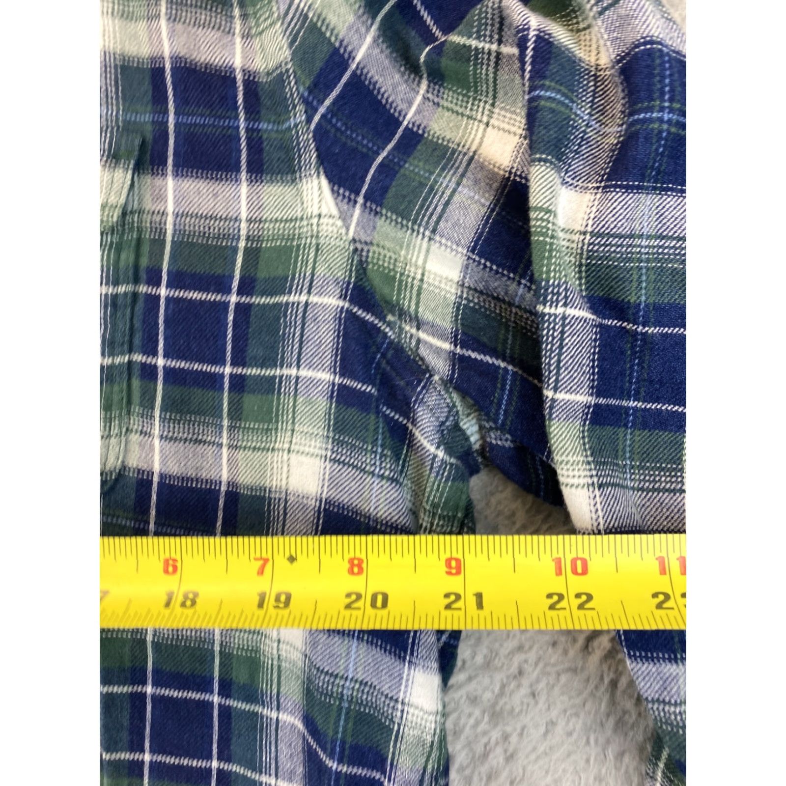 Lucky Brand Lucky Brand Dress Shirt Men L Blue Plaid Casual Button-Down 76-27 Size US L / EU 52-54 / 3 - 5 Thumbnail