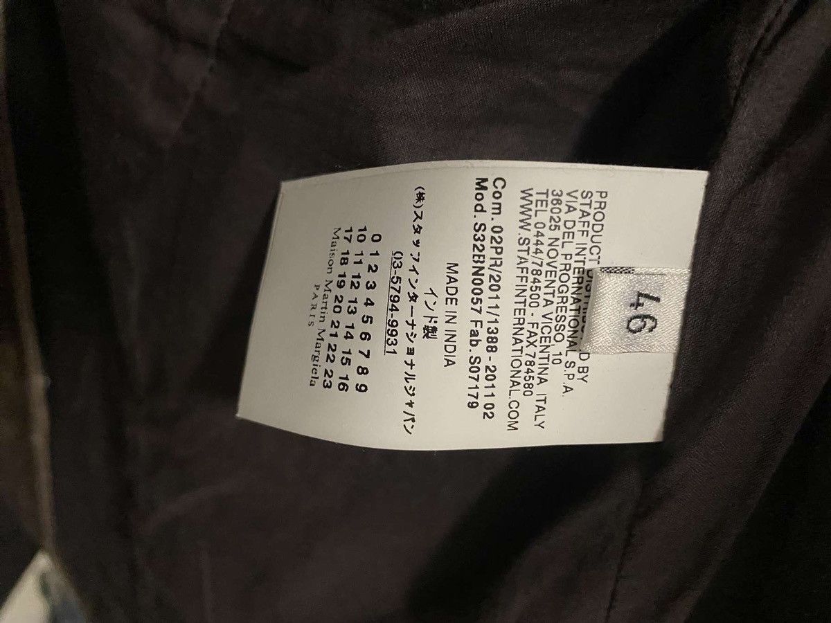 Maison Margiela rare maison margiela mm6 removable scarf leather jacket Size US S / EU 44-46 / 1 - 8 Thumbnail