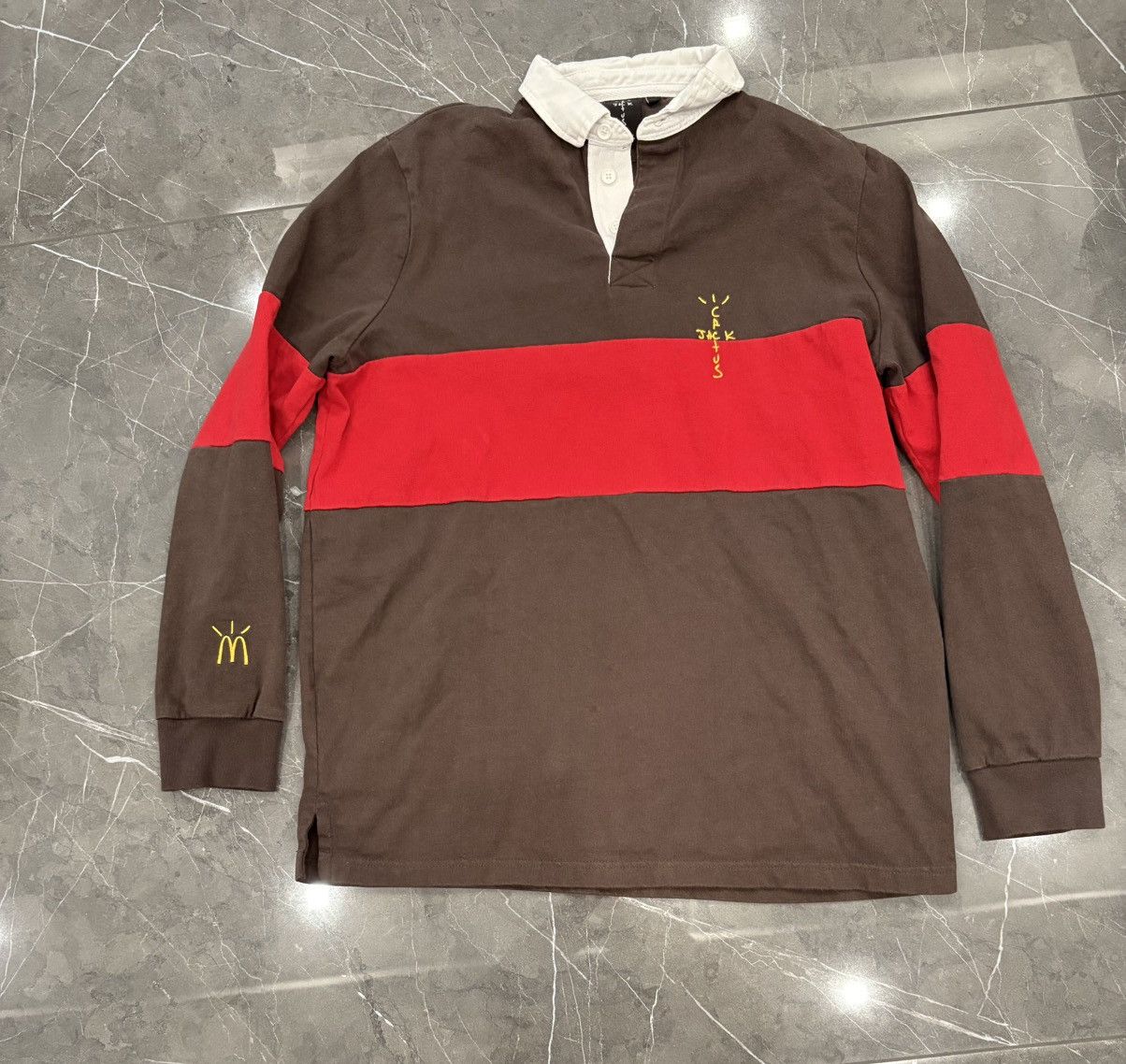ウェア Travis Scott x McDonald's Polo Travis Scott Travis Scott X McDonald's Cactus Jack Long Sleeve