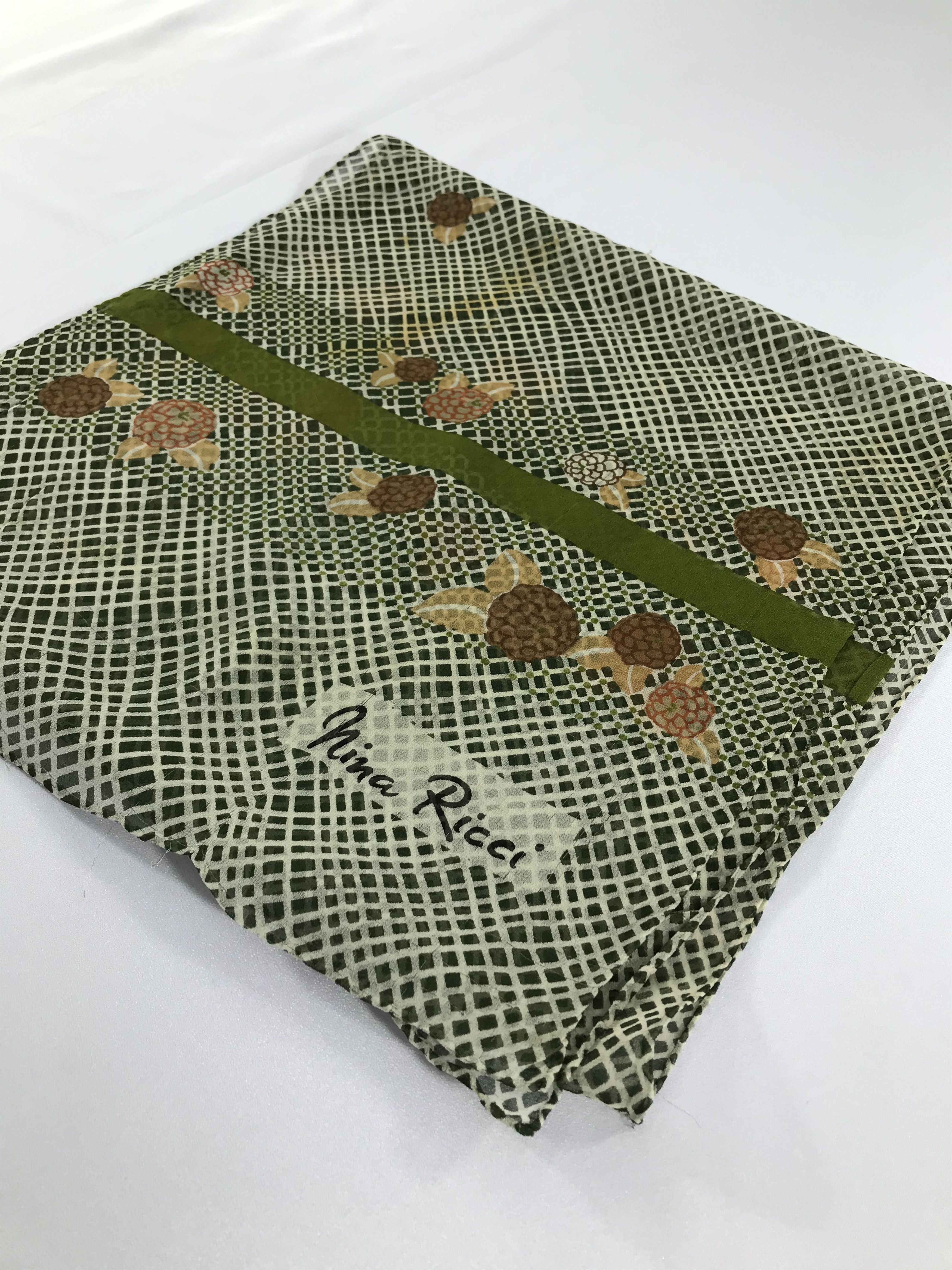 Nina Ricci × Vintage Vintage Nina Ricci Silk Scarf Size ONE SIZE - 3 Thumbnail