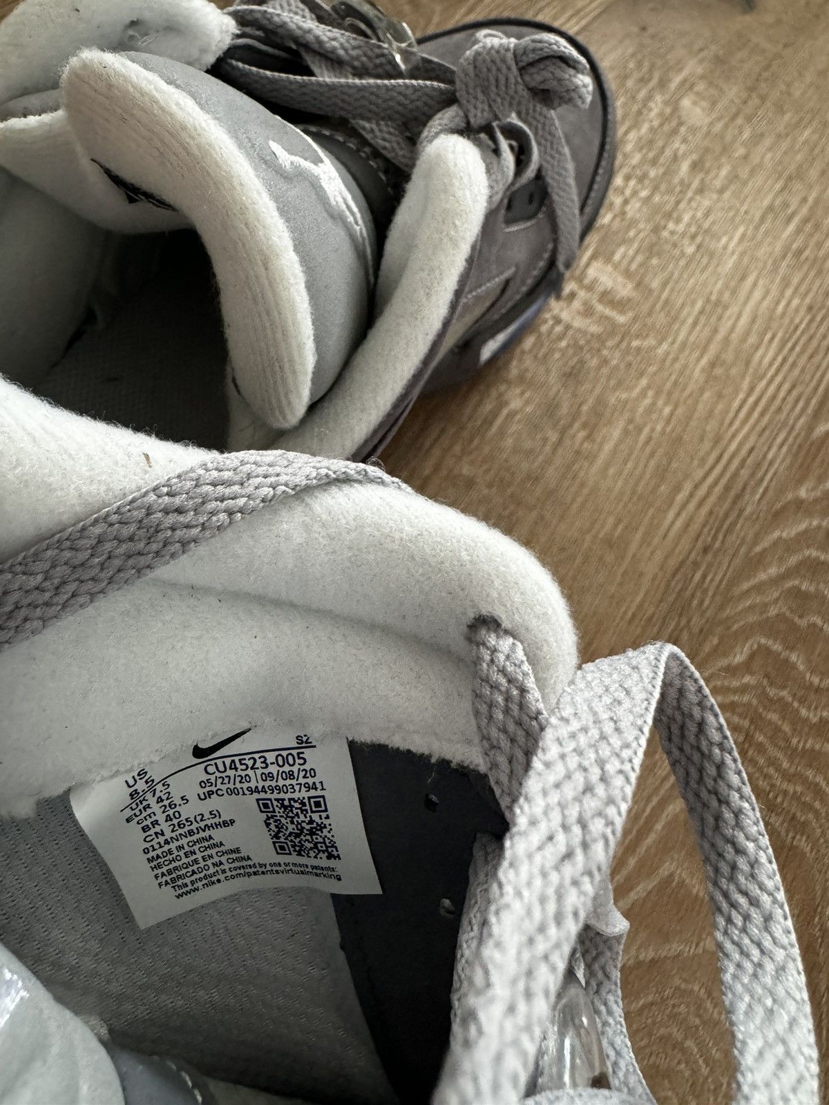 Jordan Brand Jordan 5 Wolf Grey Golf Size US 8.5 / EU 41-42 - 6 Thumbnail