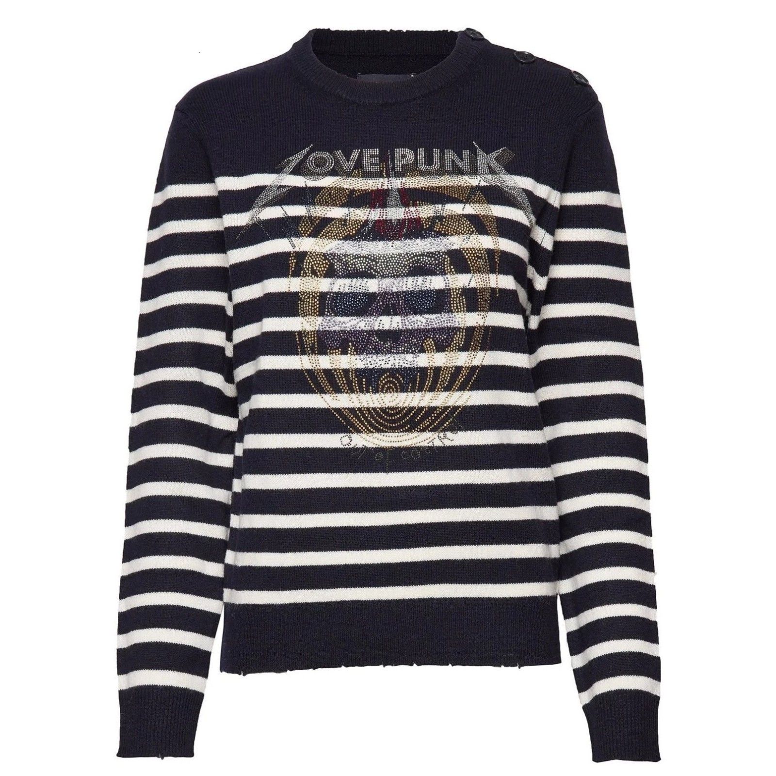 Zadig & Voltaire Jeremia MW Punk Sweater in size Small NWOT MSRP $298 Size S / US 4 / IT 40 - 2 Thumbnail