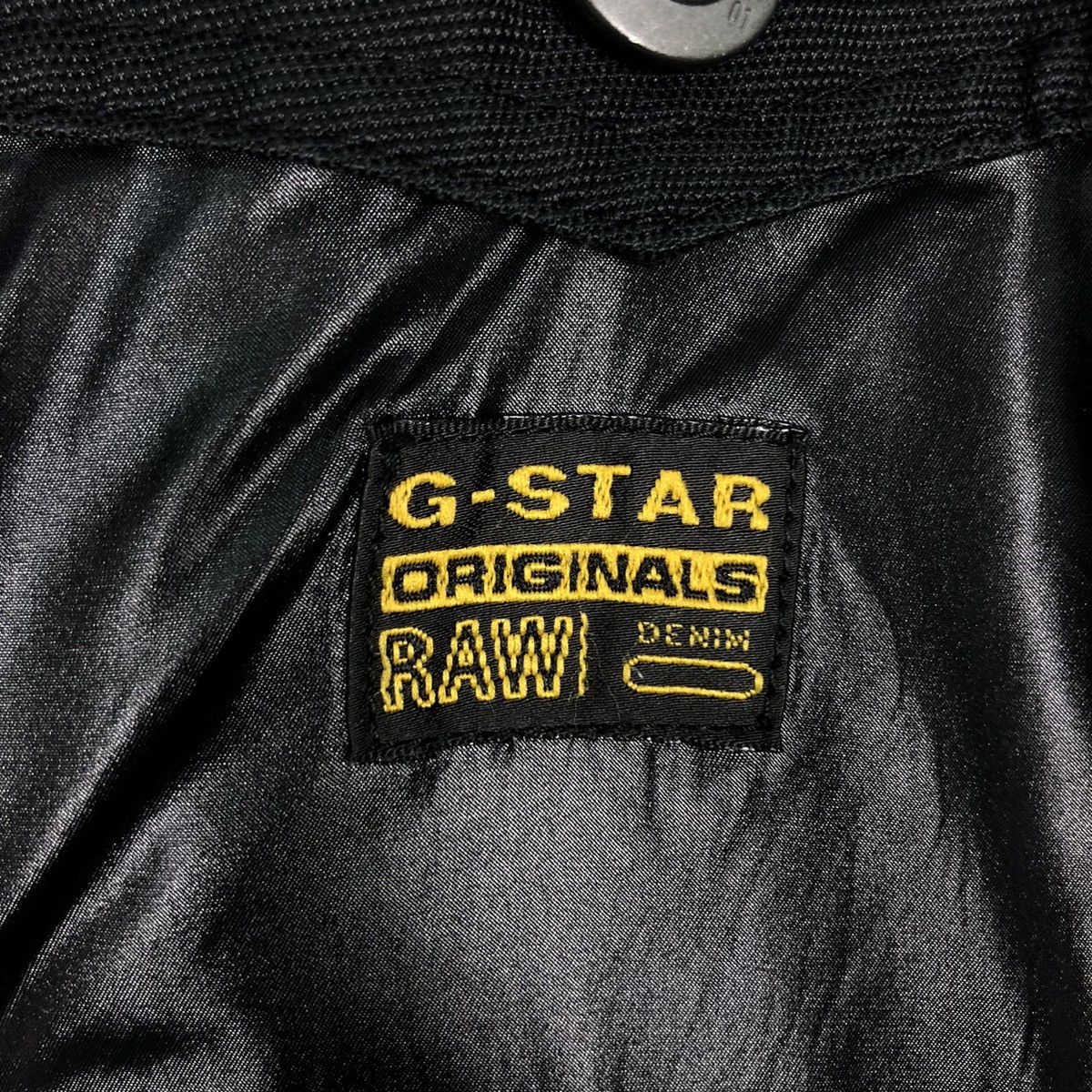 Japanese Brand 🔥VINTAGE SOFT LEATHER BOMBER JACKET G-STAR RAW Size US M / EU 48-50 / 2 - 15 Thumbnail