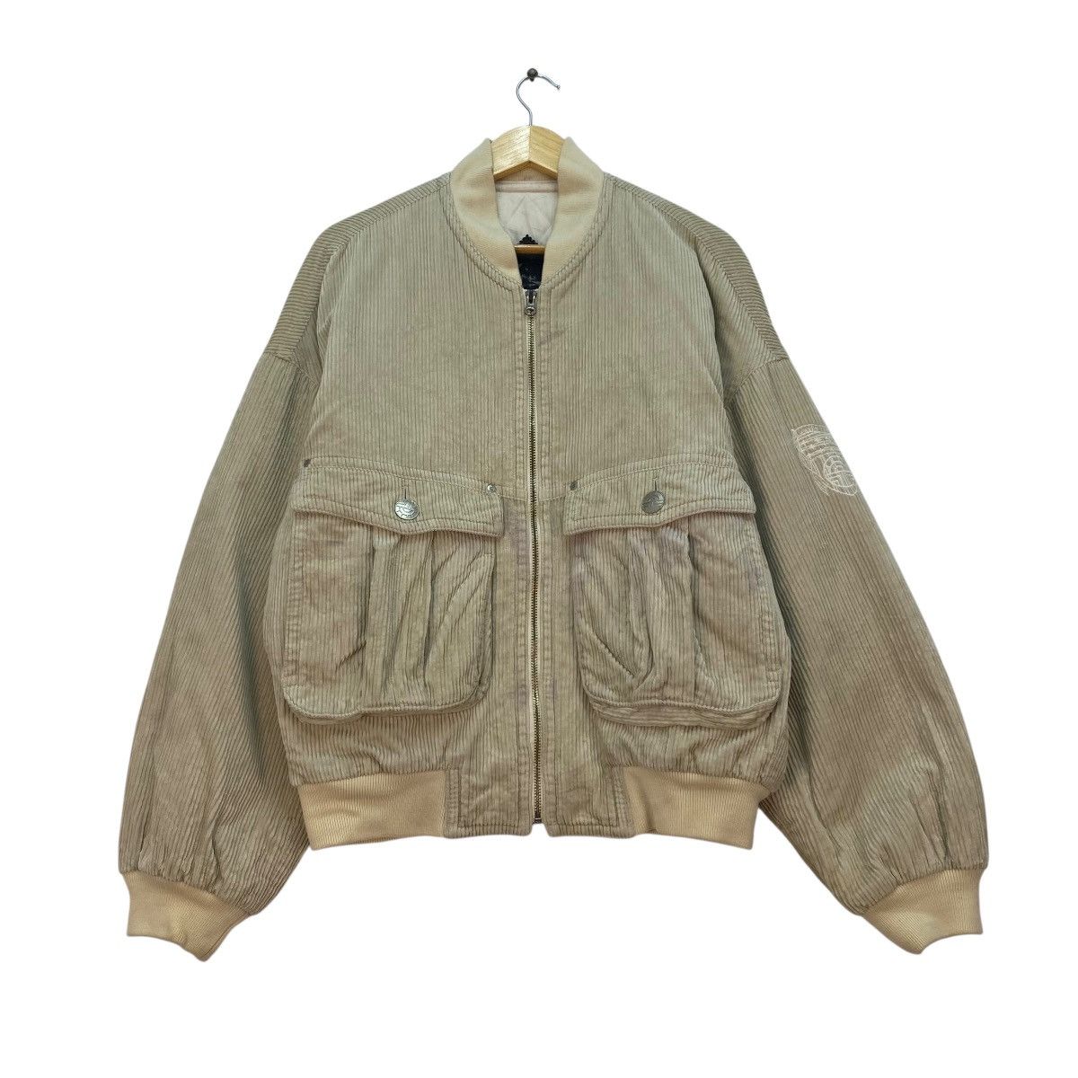 Louis Feraud 💥Vintage Loius Feraud Paris Bomber Corduroy Jacket Size US L / EU 52-54 / 3 - 1 Thumbnail