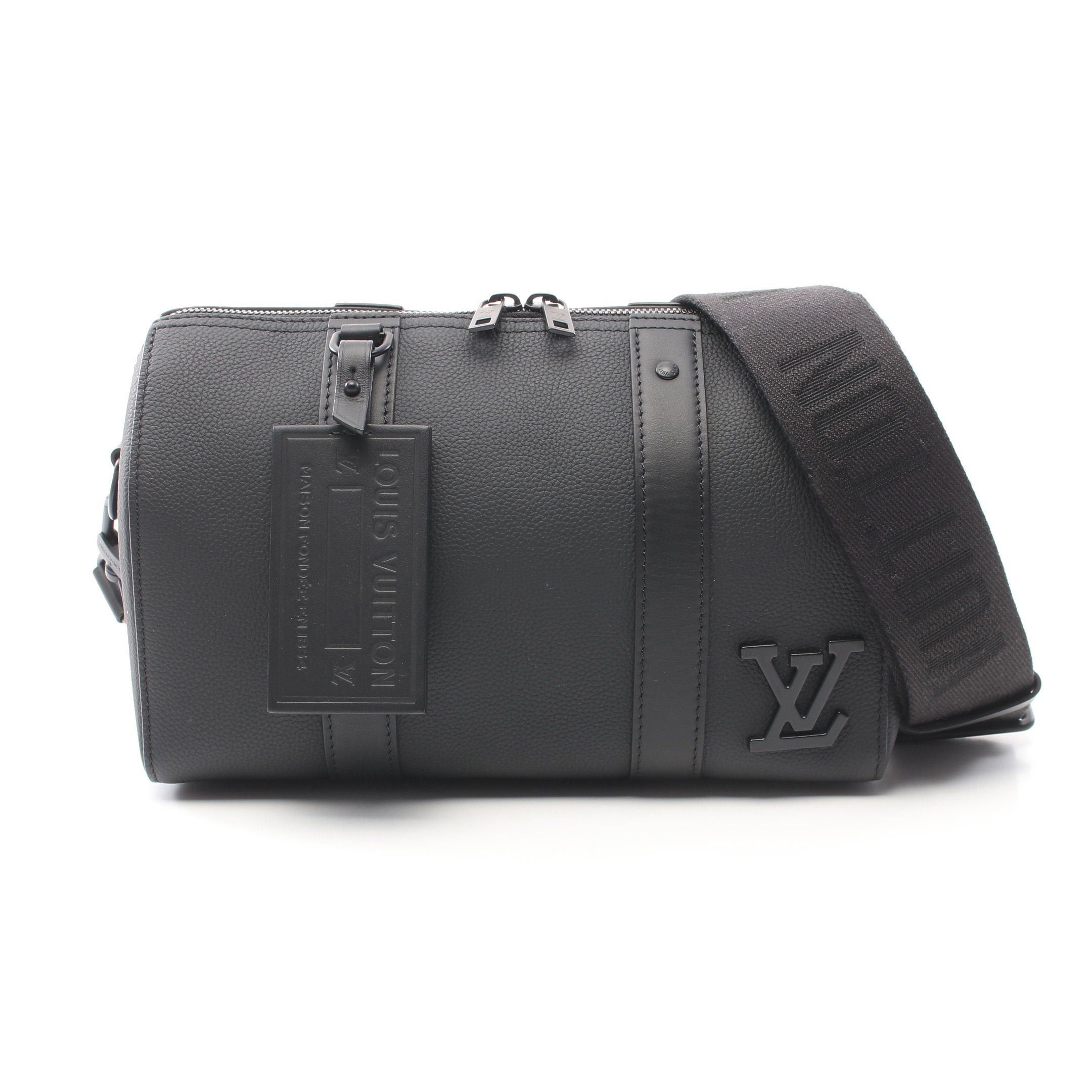Louis Vuitton Louis Vuitton City Keepall Shoulder Bag Leather Black Size ONE SIZE - 1 Thumbnail