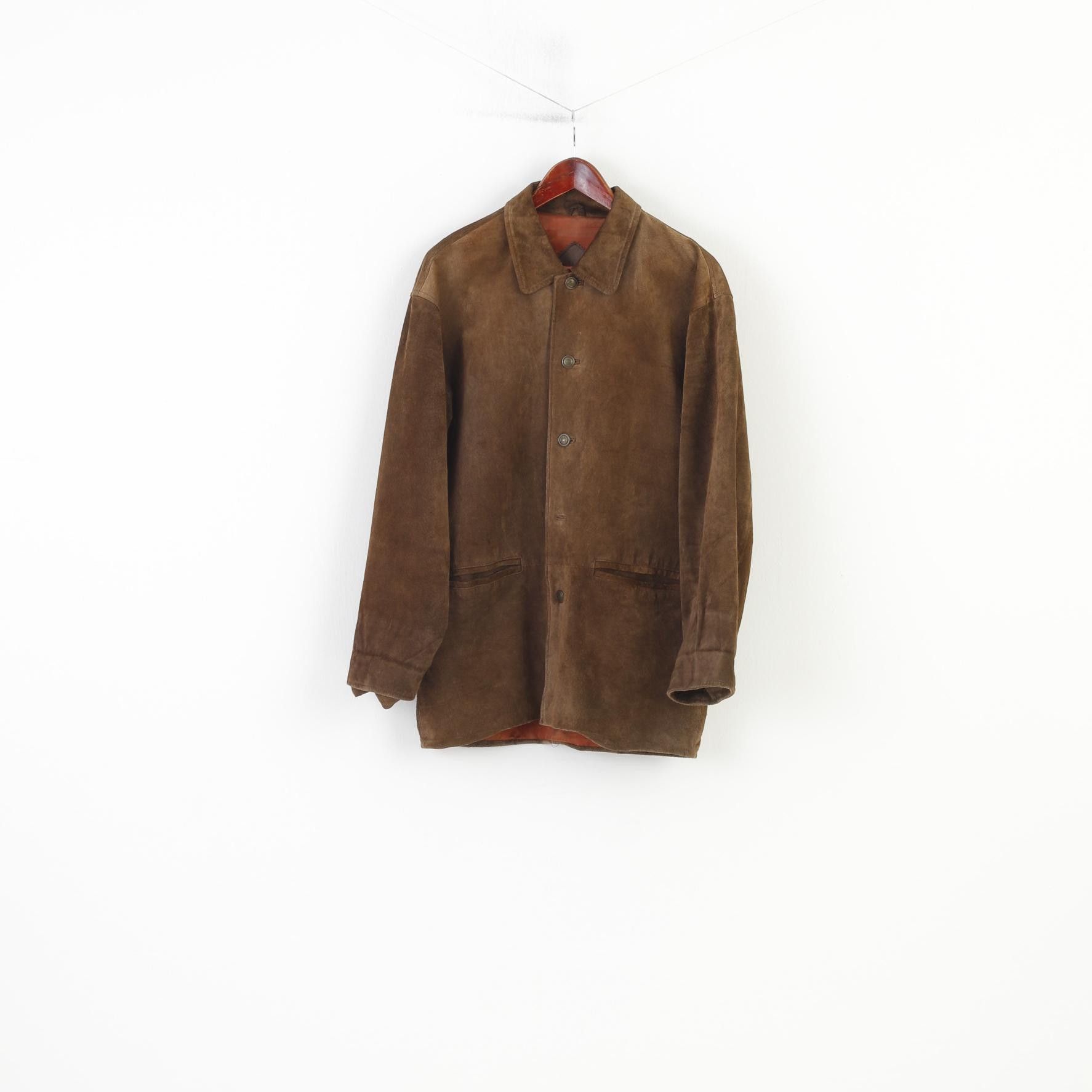 Vintage Rollo Club Men S Leather Jacket 0853 Size US S / EU 44-46 / 1 - 1 Thumbnail