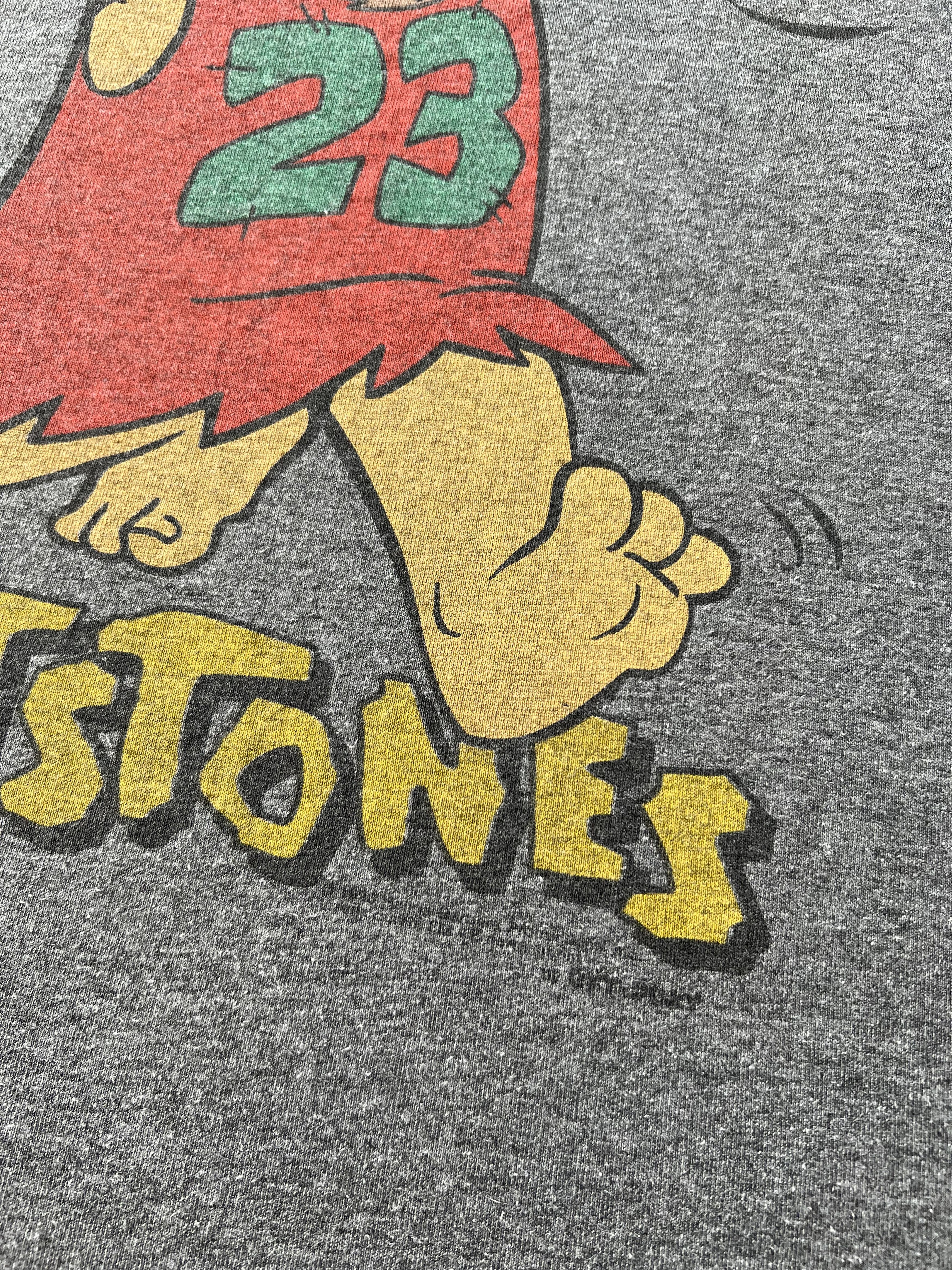Cartoon Network Vintage 1993 Flintstones Jordan Fred NBA Cartoon T-shirt Size US M / EU 48-50 / 2 - 6 Thumbnail