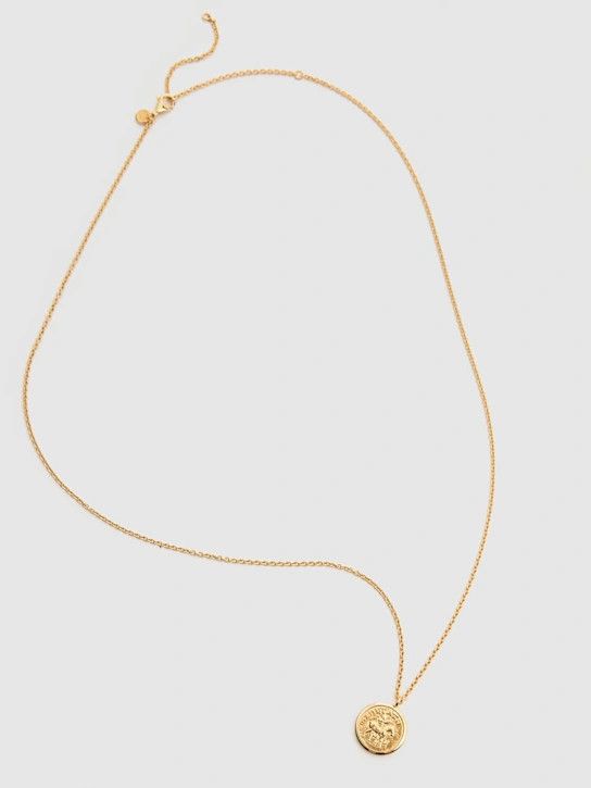 Tom Wood o1lsvrm0525 Size: S/Coin Pendant Necklace in Gold Size ONE SIZE - 2 Thumbnail