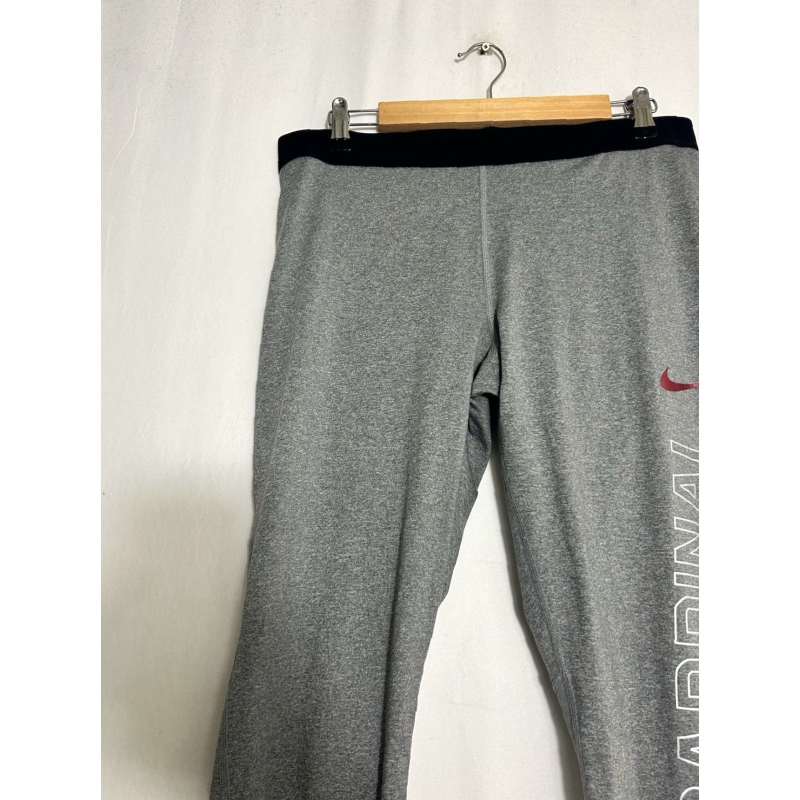 Nike Nike Dri-Fit Leggings Womens 2XL Gray Embroidered Compression Activewear Size 40" / US 18 - 4 Thumbnail