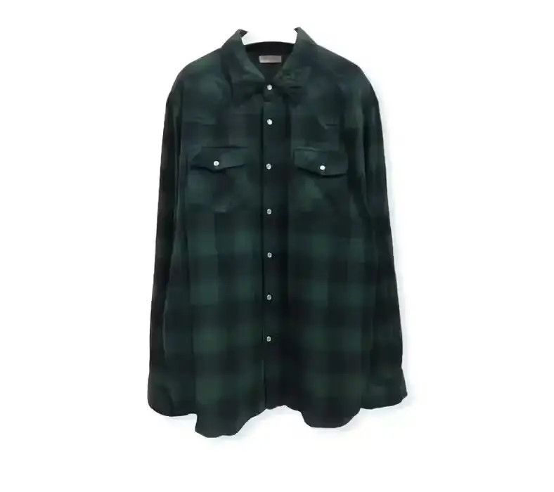 Flannel Refined Plaid Tartan Flannel Shirt Size US XXL / EU 58 / 5 - 1 Thumbnail
