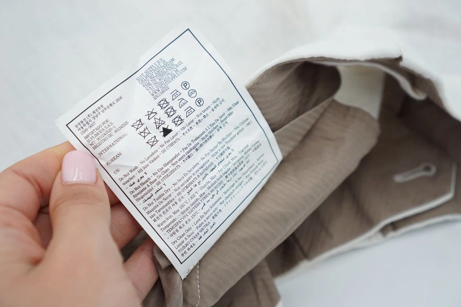 Suitsupply Men Suitsupply Pants Duca 100% Linen Beige Size UK/US44 Size 44R - 8 Thumbnail