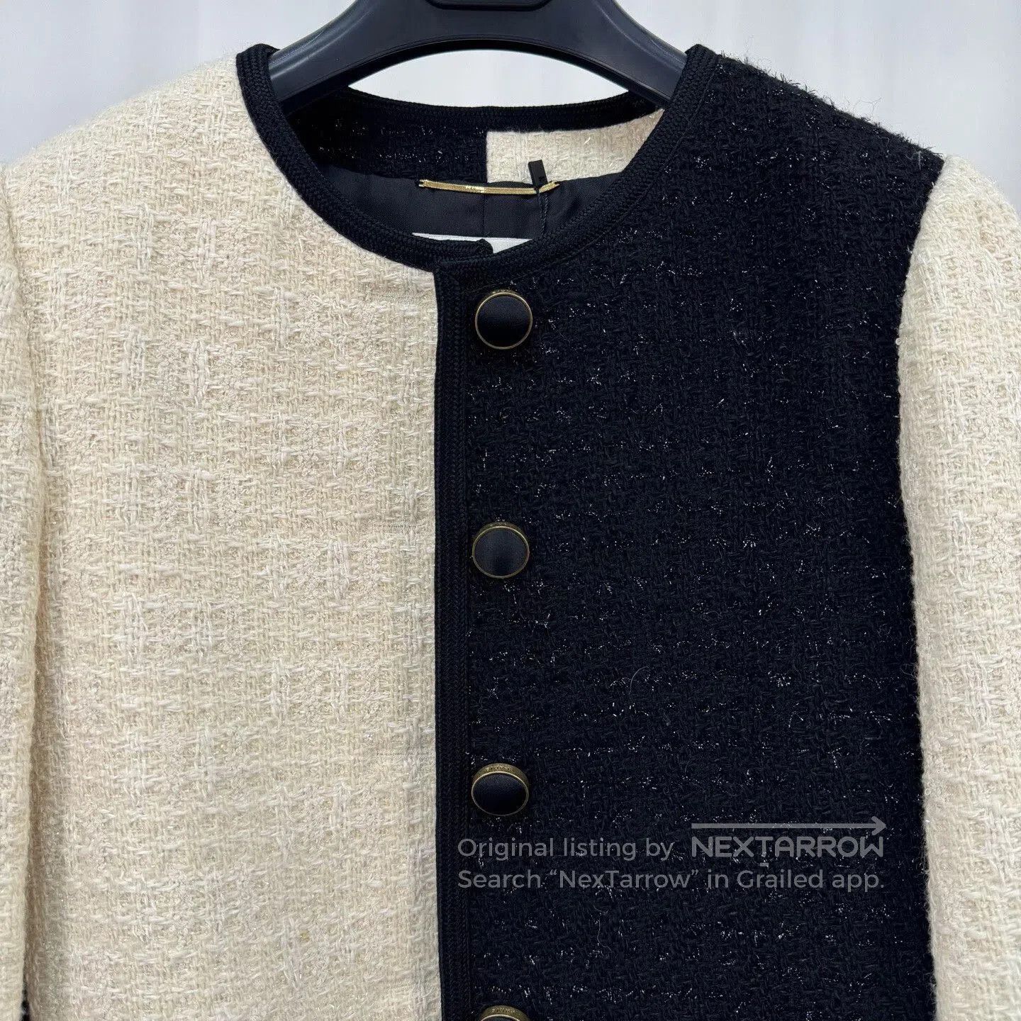 Saint Laurent Paris black and white tweed Saint Laurent jacket. Size M / US 6-8 / IT 42-44 - 3 Thumbnail