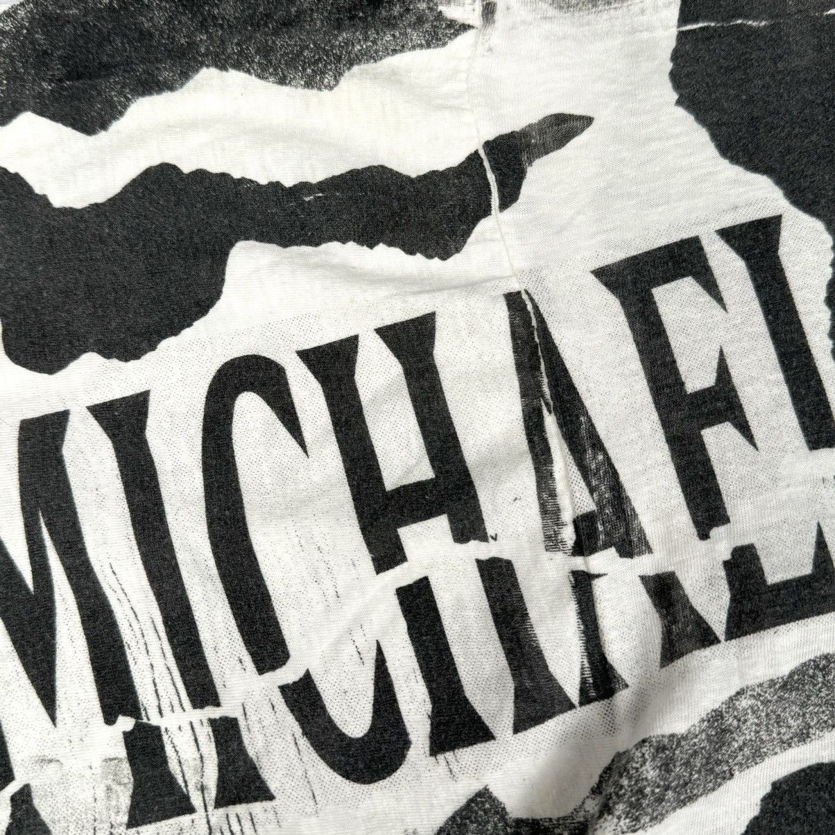 Vintage 1992 Michael Jackson Naomi Campbell All Over T Shirt