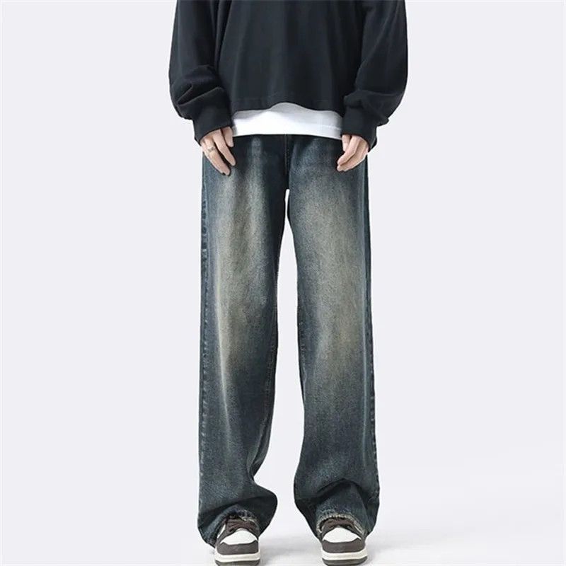 Jean × Vintage Button Pocket Loose Jeans Size US 32 / EU 48 - 1 Thumbnail